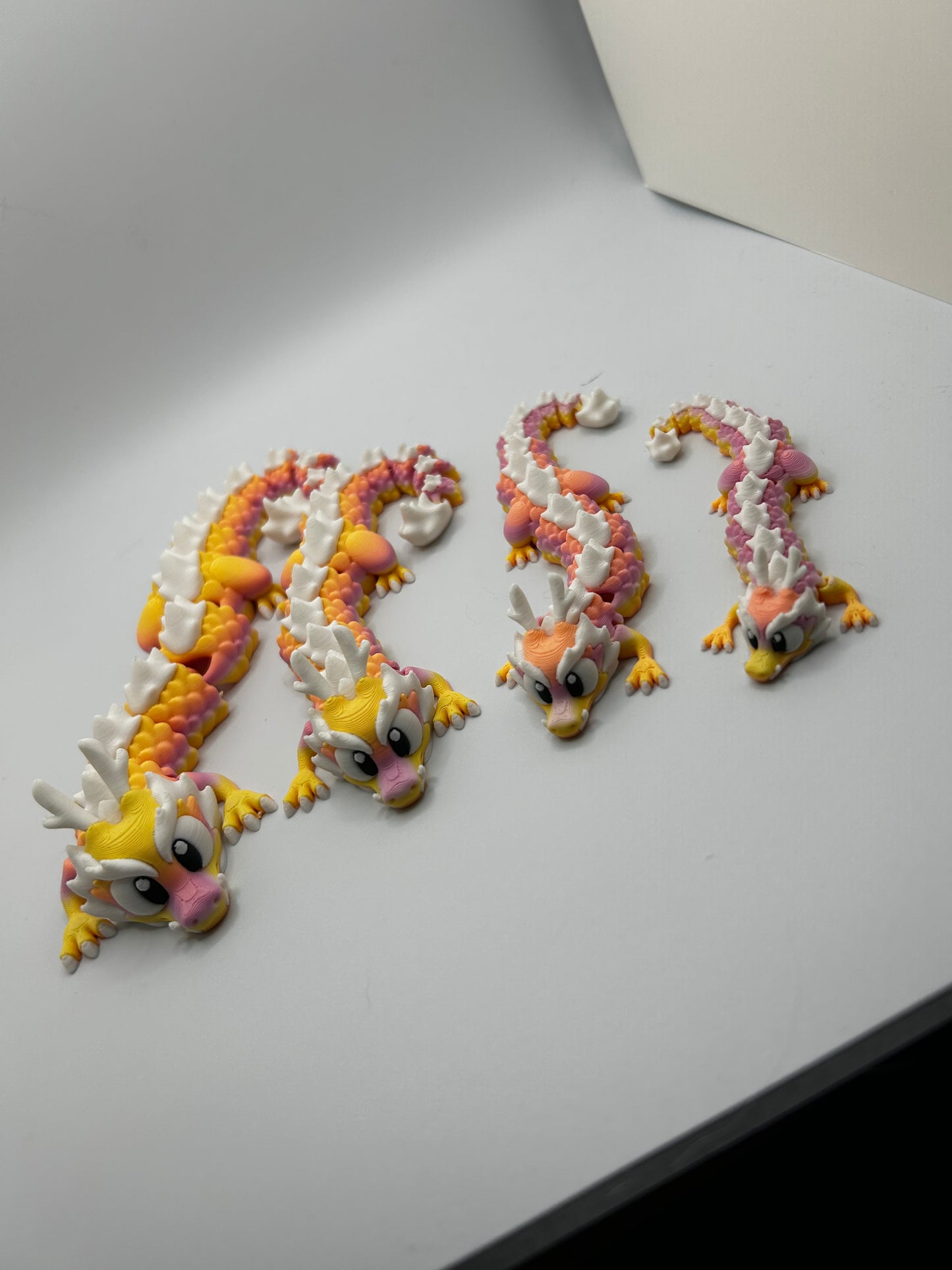3D Printed Long Dragons - Beautiful Articulating Dragon