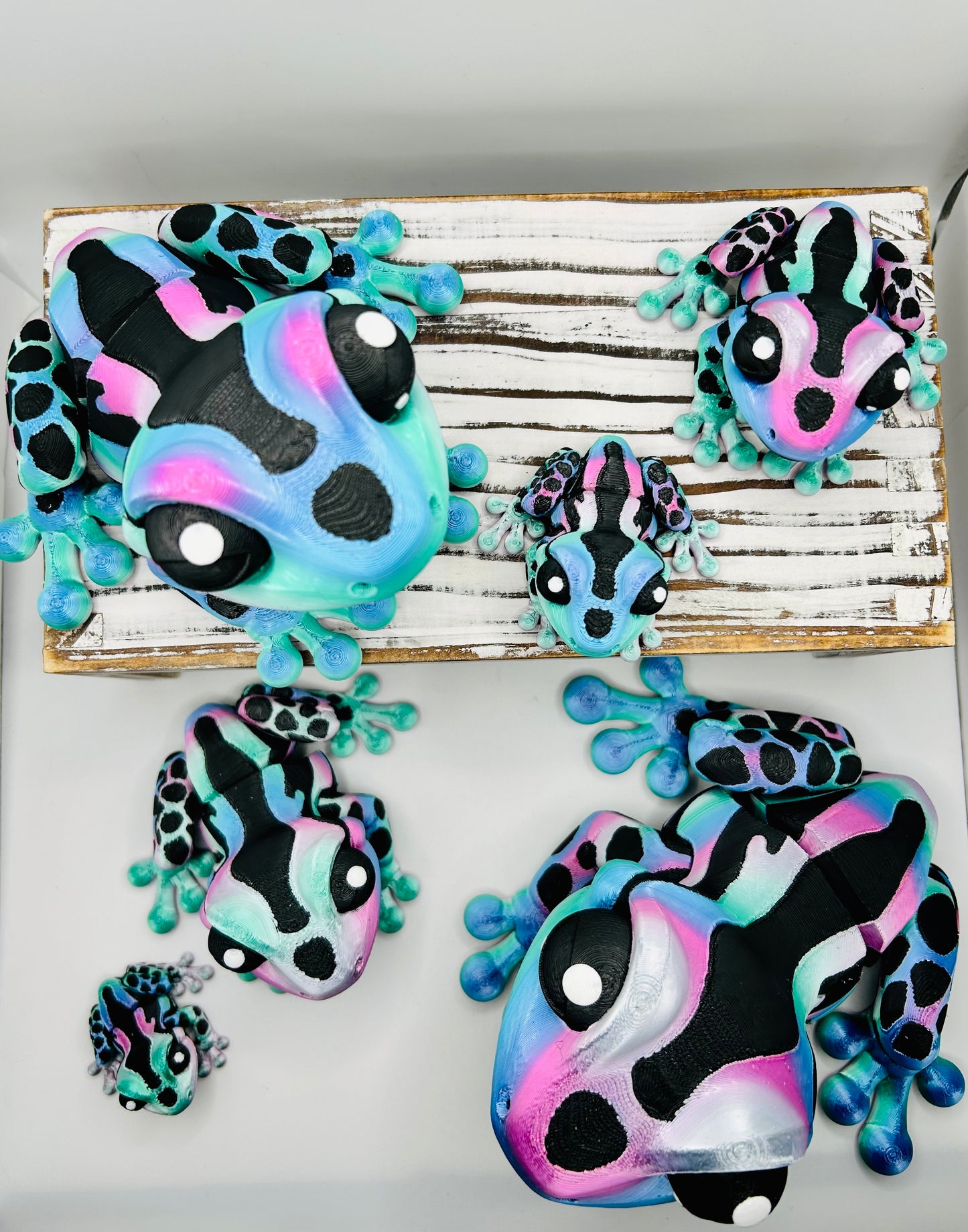 3D Printed Flexi Frogs: Articulated Fidget Toy