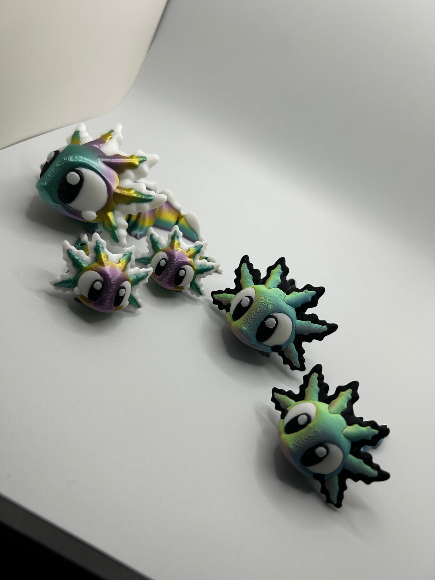 Articulating 3D Printed Axolotls
