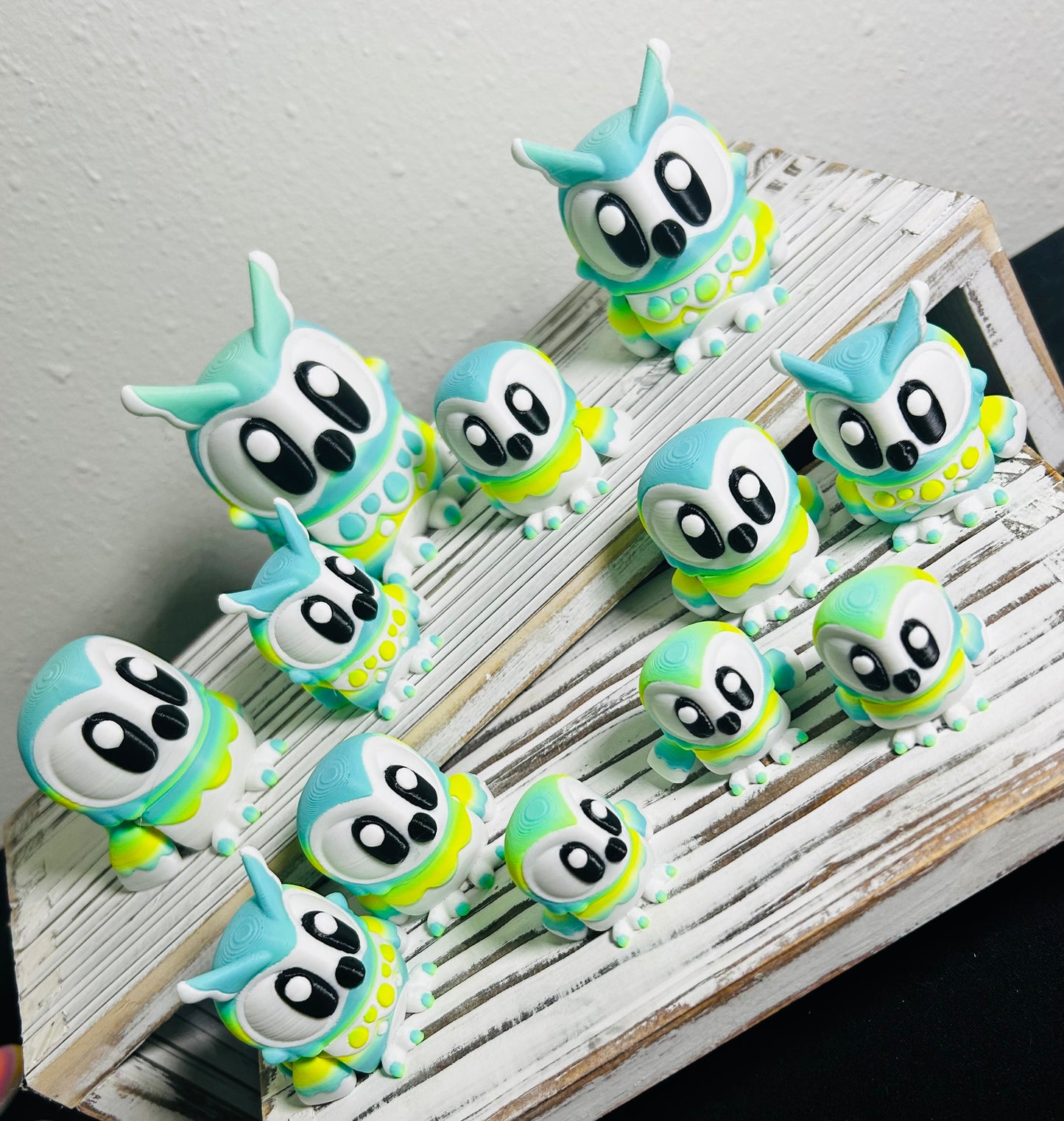 3D Printed Flexi Horned and Barned Owls: Articulated Owls