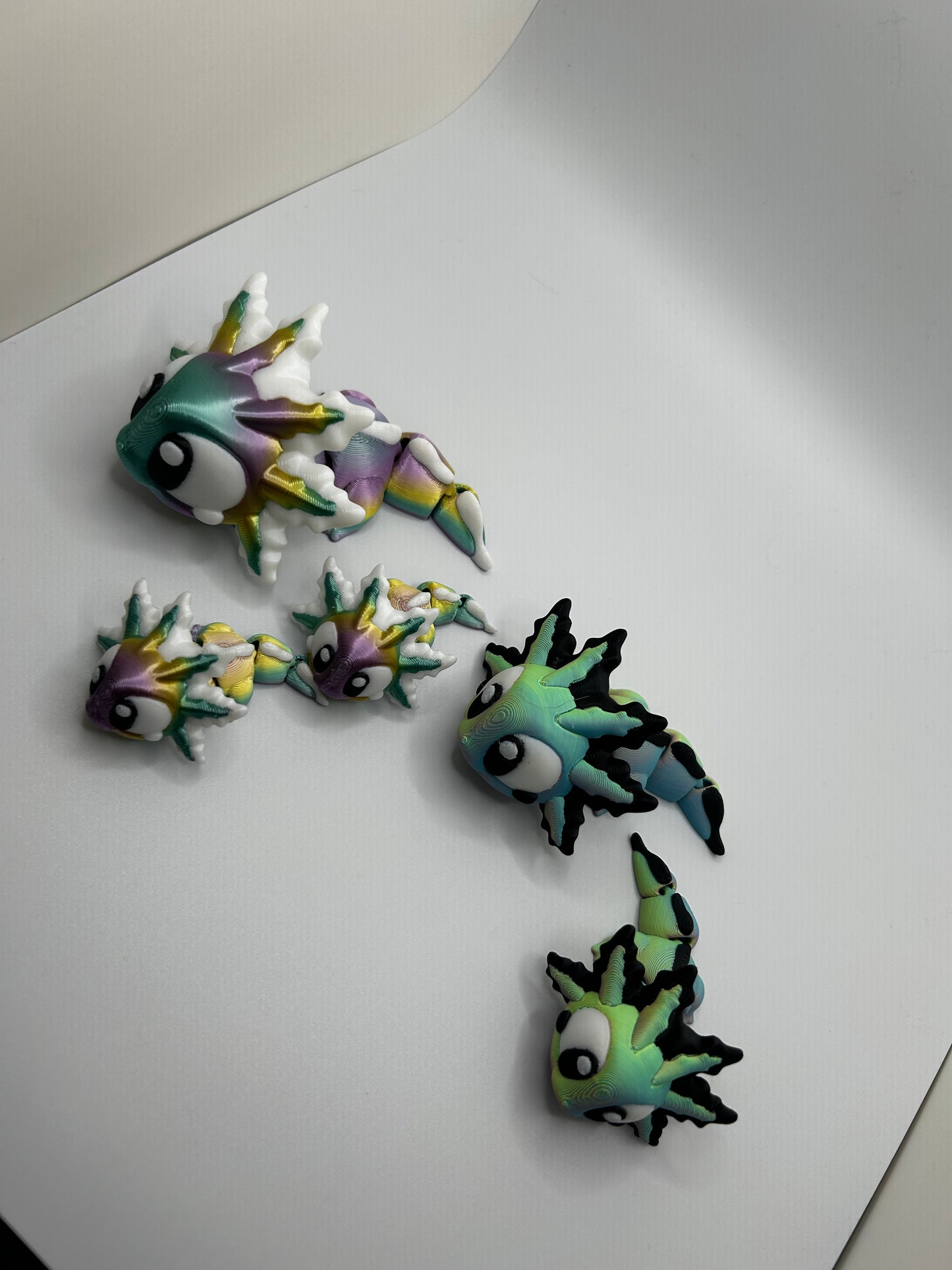 Articulating 3D Printed Axolotls