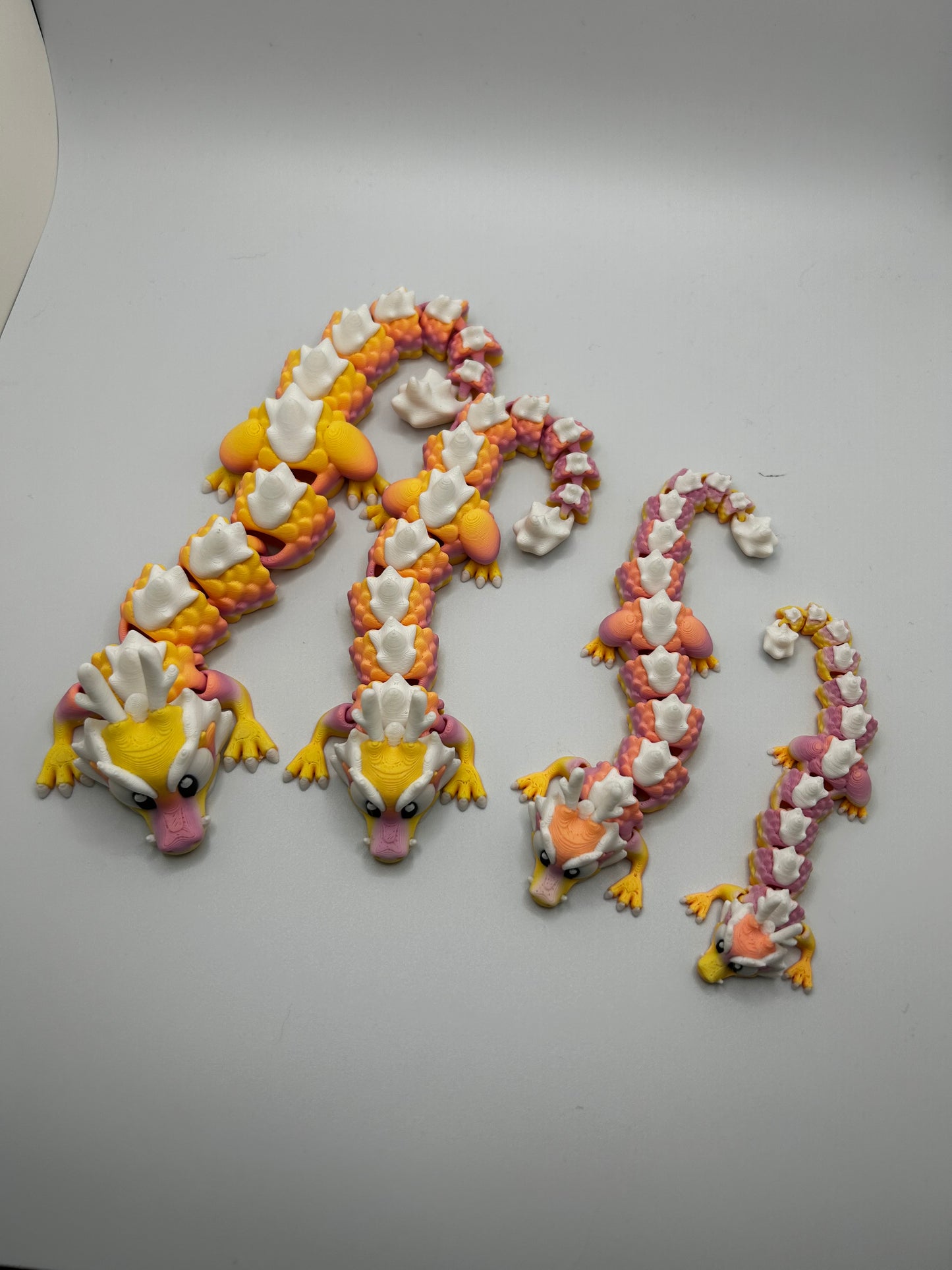 3D Printed Long Dragons - Beautiful Articulating Dragon