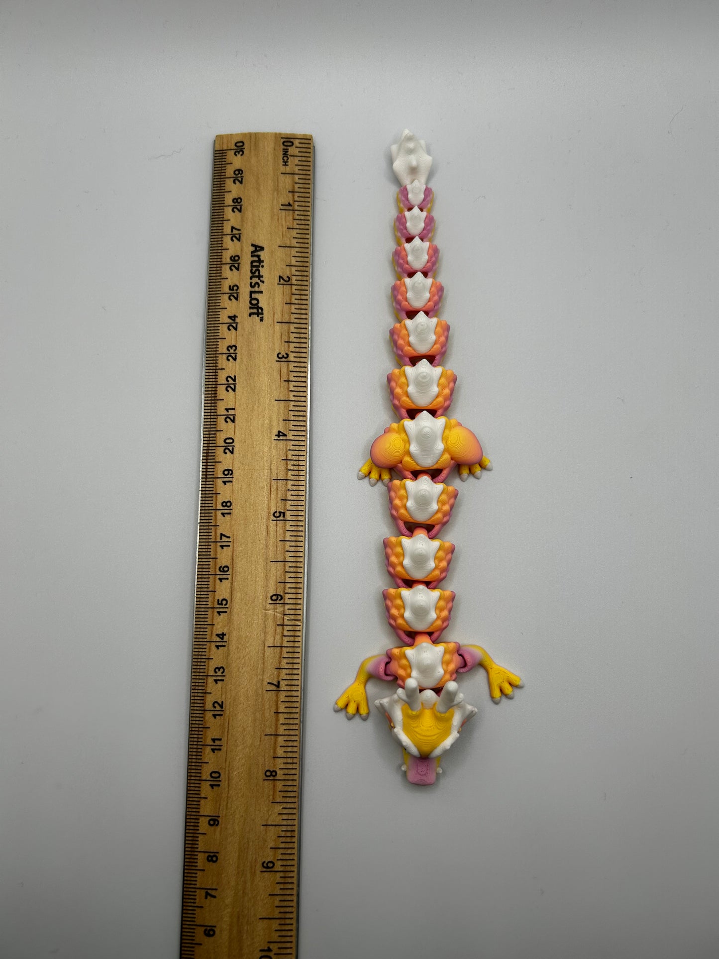 3D Printed Long Dragons - Beautiful Articulating Dragon