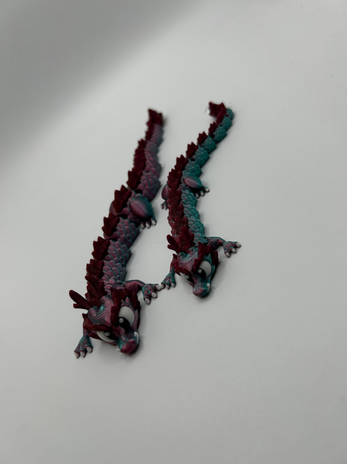 3D Printed Long Dragons - Beautiful Articulating Dragon