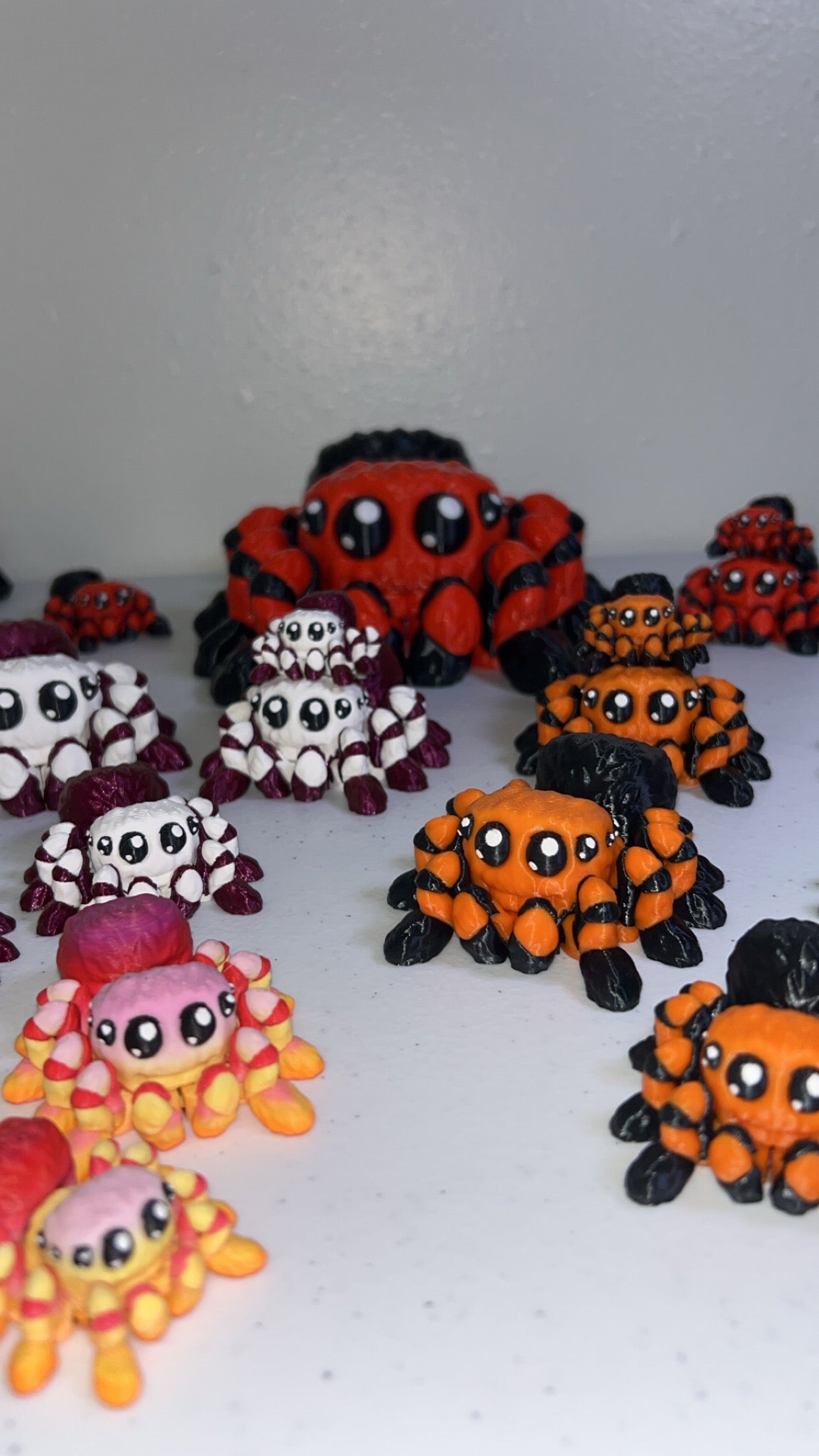 3D Printed Flexi Spider β Cute Articulated Jumping Spiders