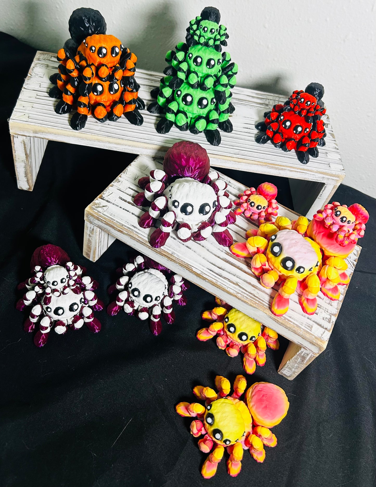 3D Printed Flexi Spider β Cute Articulated Jumping Spiders