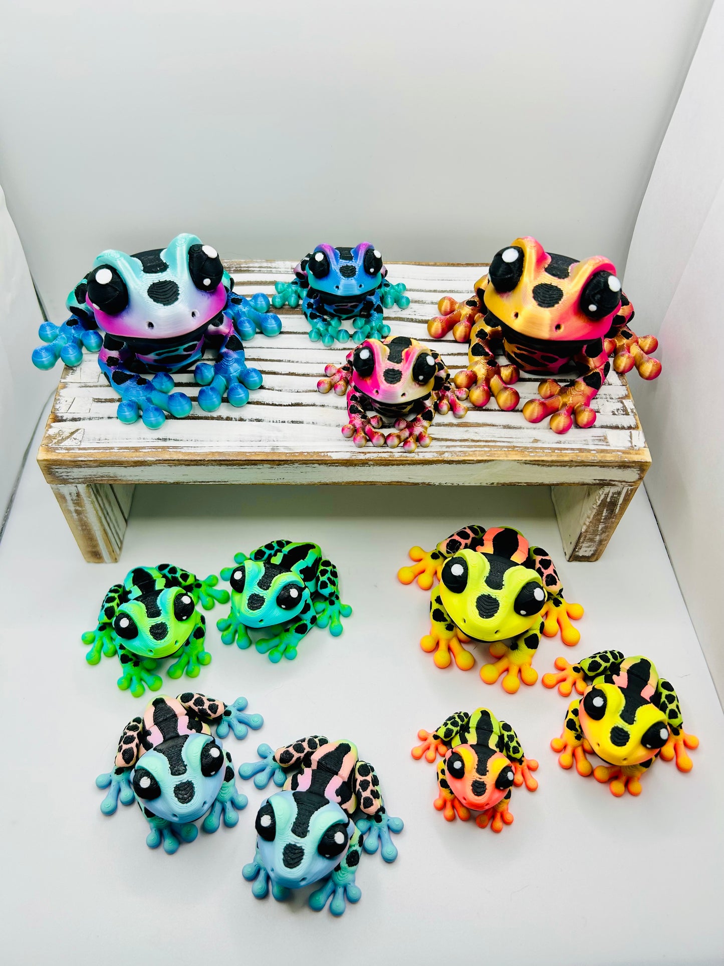 3D Printed Flexi Frogs: Articulated Fidget Toy