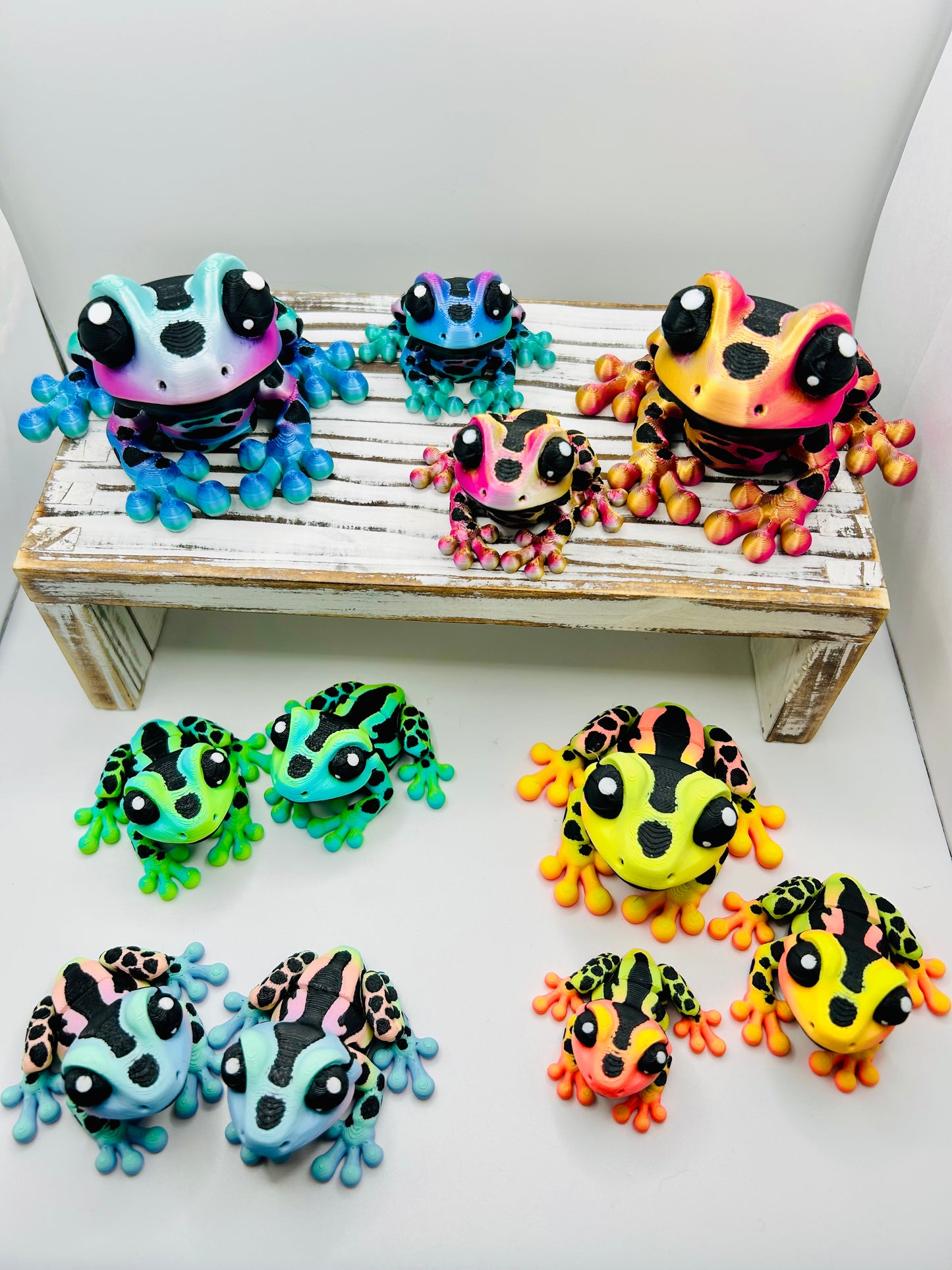 3D Printed Flexi Frogs: Articulated Fidget Toy