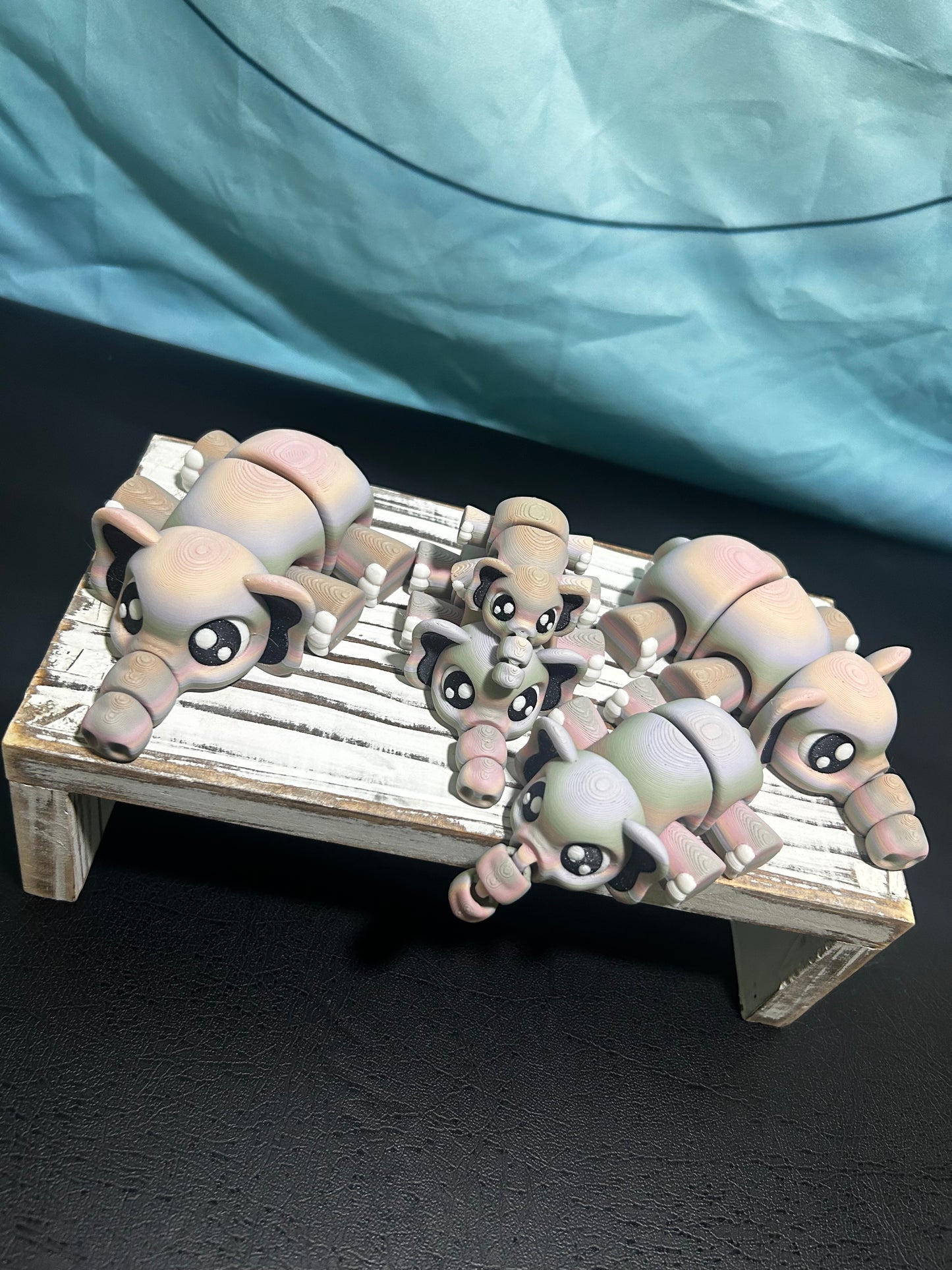 3D Printed Flexi Elephants: Articulated Fidget Toy