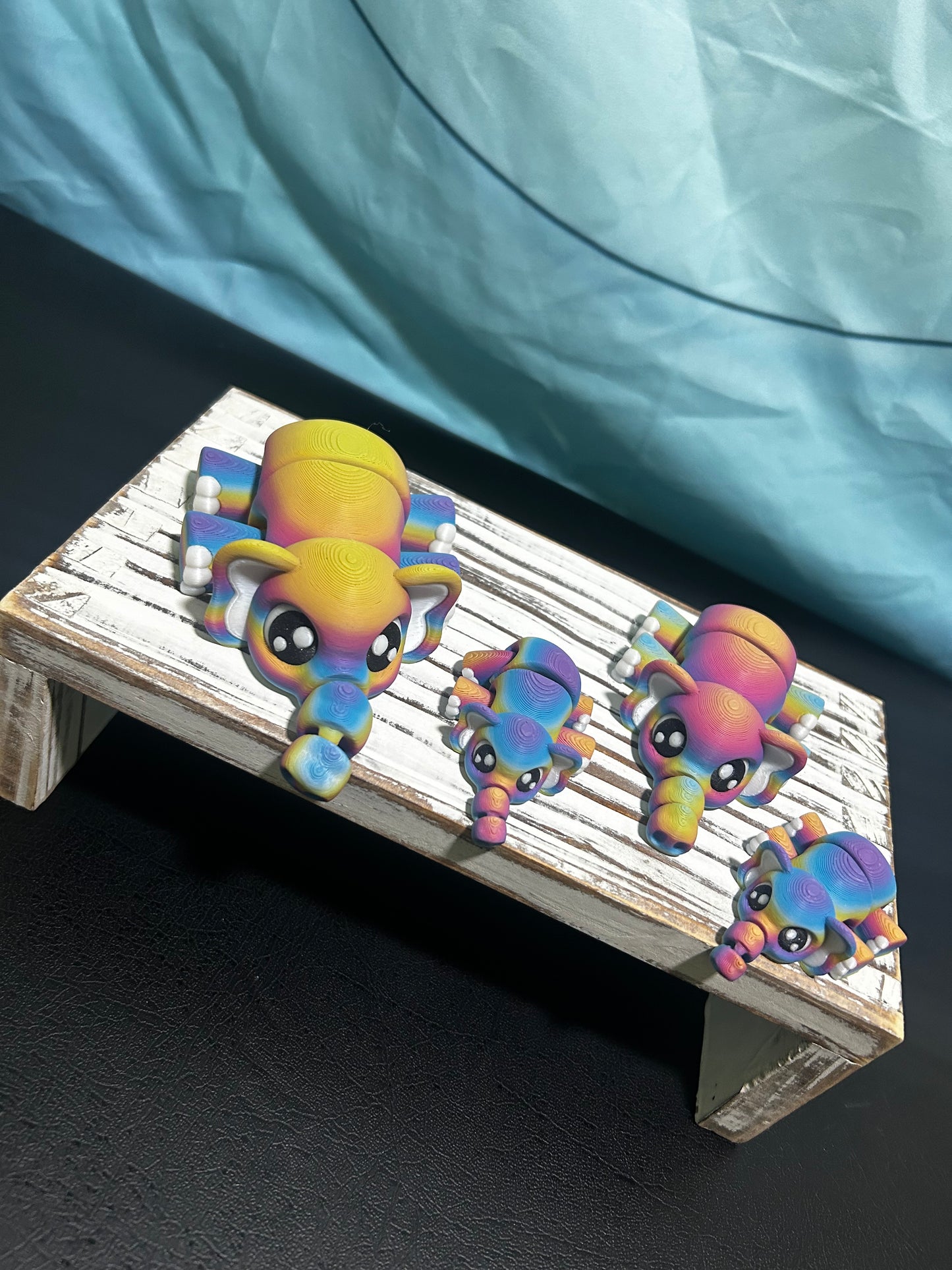 3D Printed Flexi Elephants: Articulated Fidget Toy