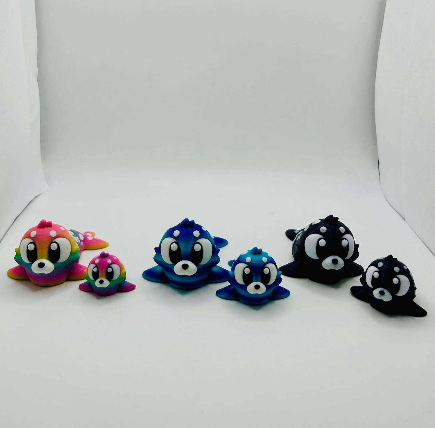3D Printed Articulated Seals: Articulated Fidget Toy / Desk Pet