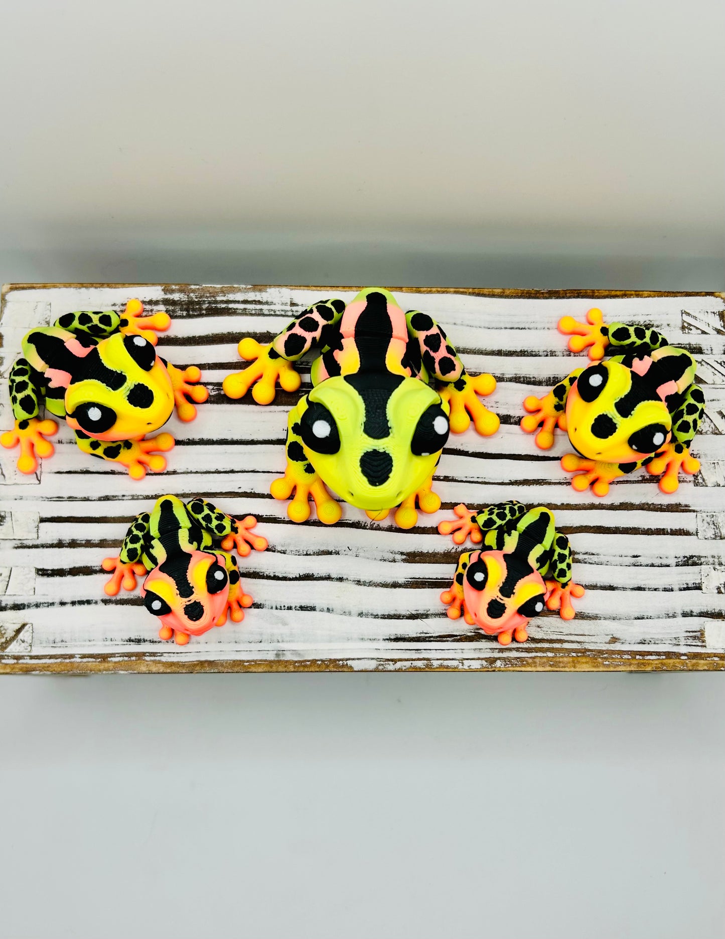 3D Printed Flexi Frogs: Articulated Fidget Toy