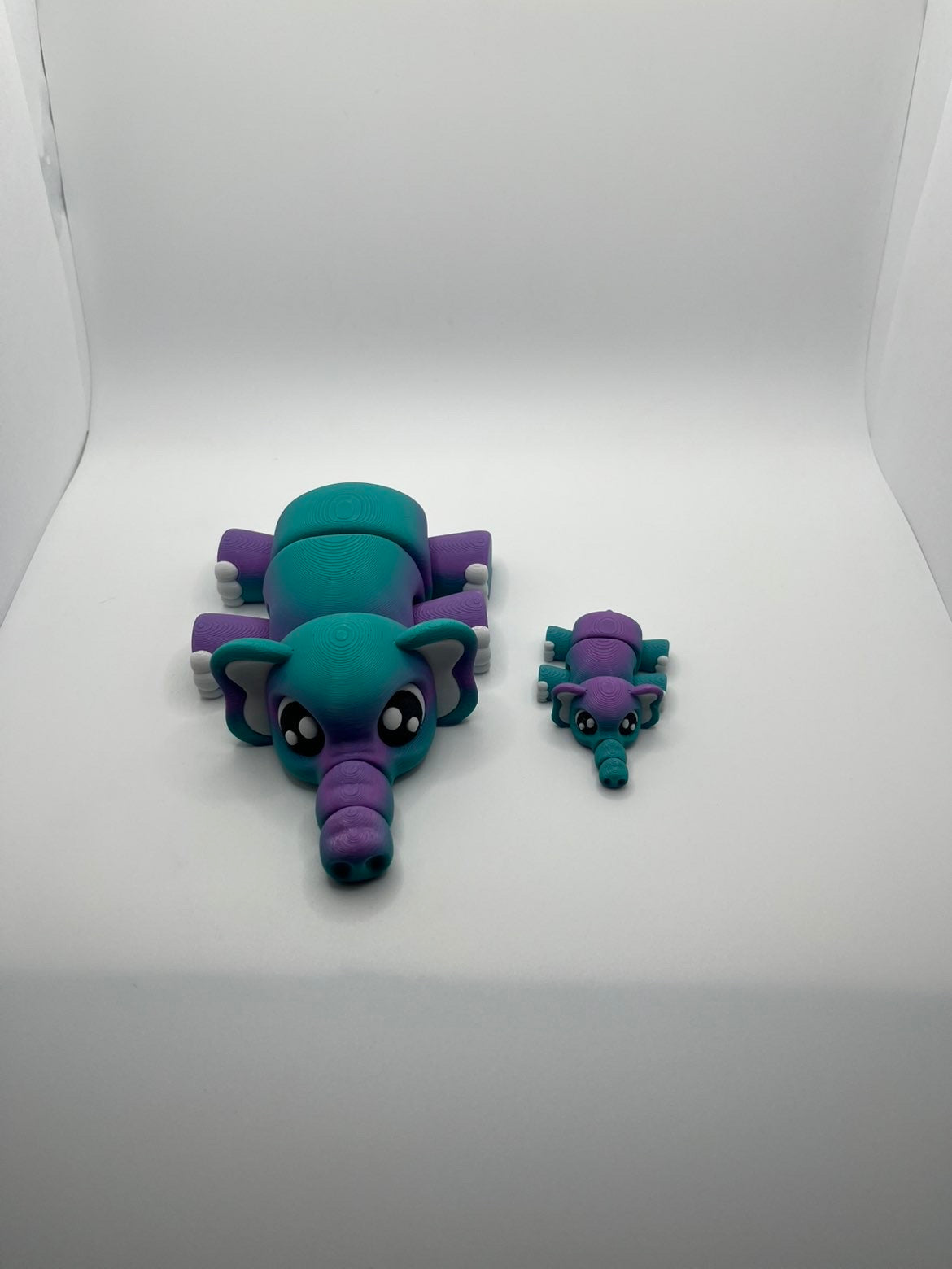 3D Printed Flexi Elephants: Articulated Fidget Toy
