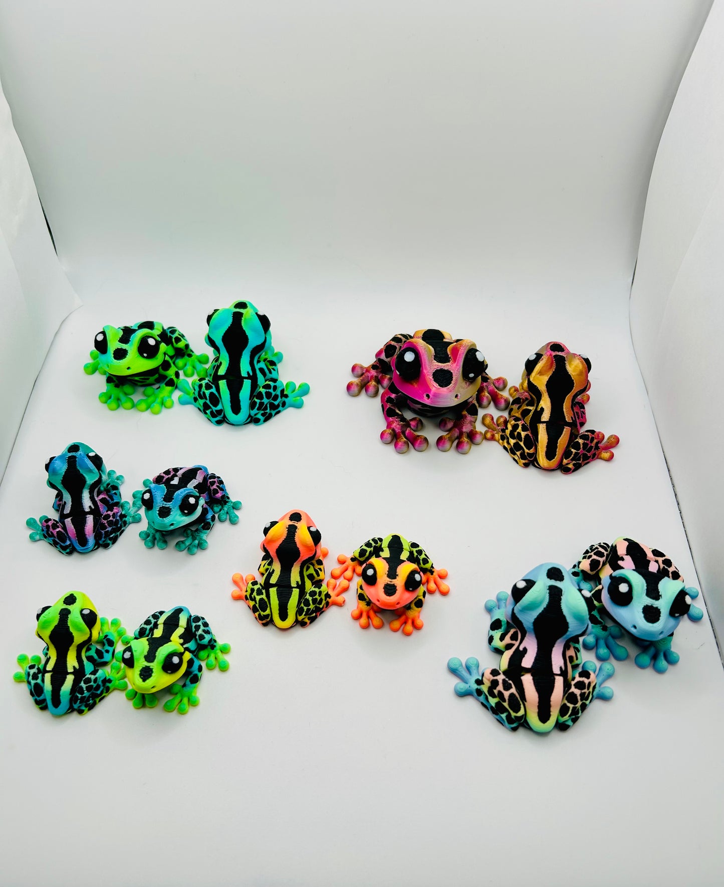 3D Printed Flexi Frogs: Articulated Fidget Toy