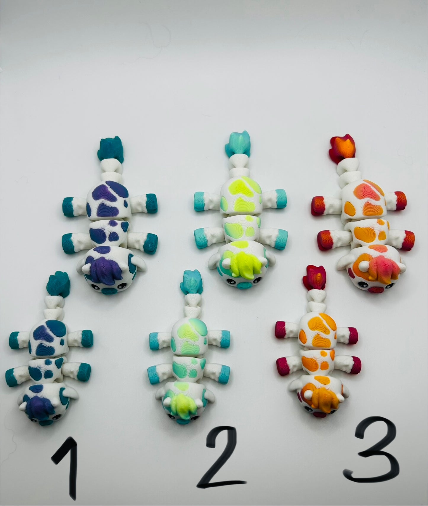 3D Printed Flexi Cows: Articulated Highland Cows