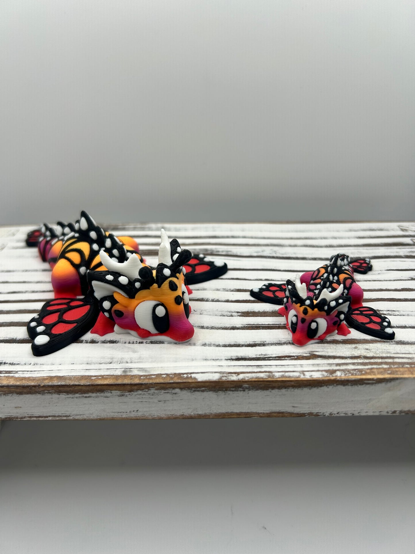 Flexi Butterfly Dragons - 3D Printed Articulating Dragons