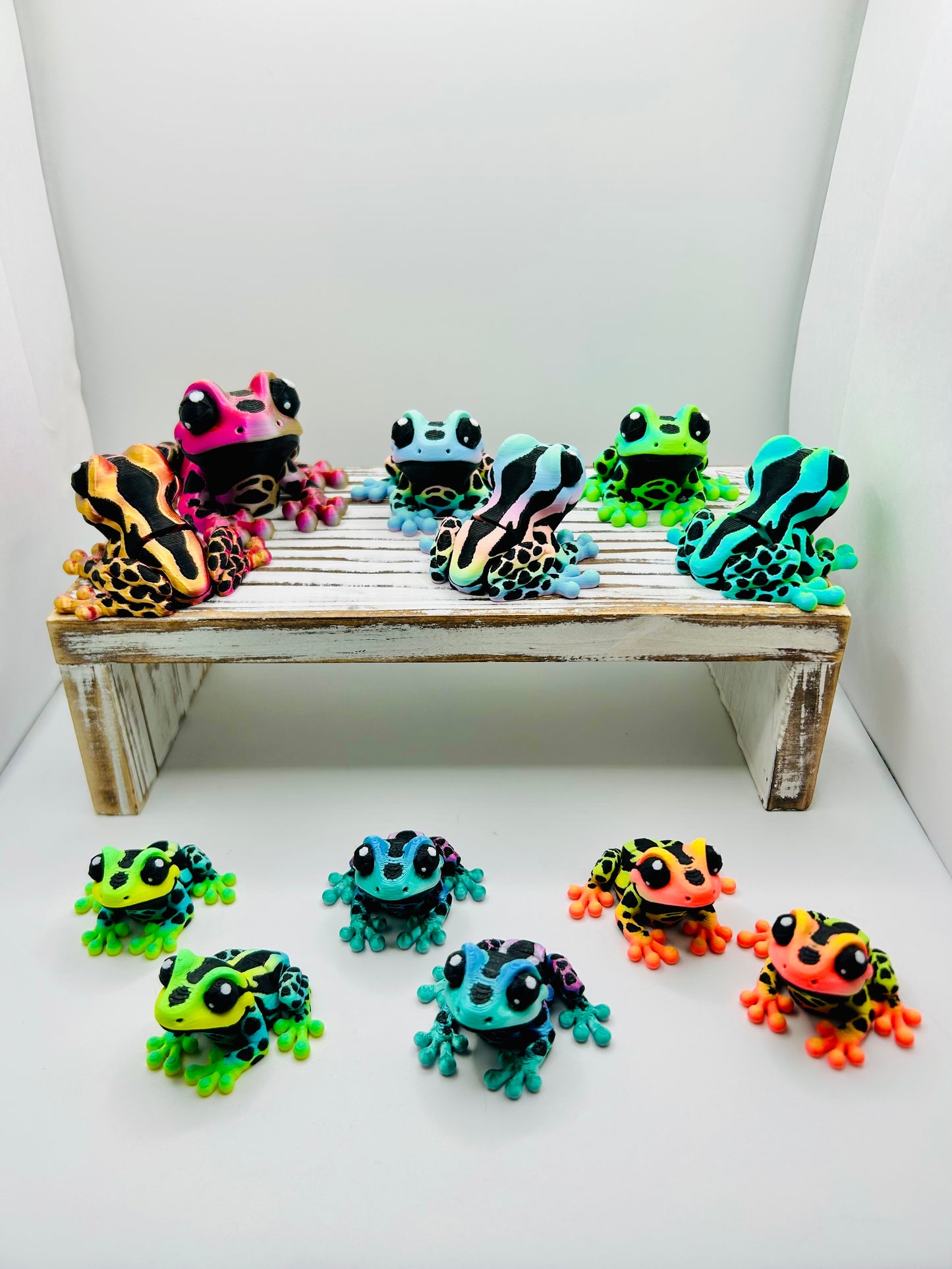 3D Printed Flexi Frogs: Articulated Fidget Toy