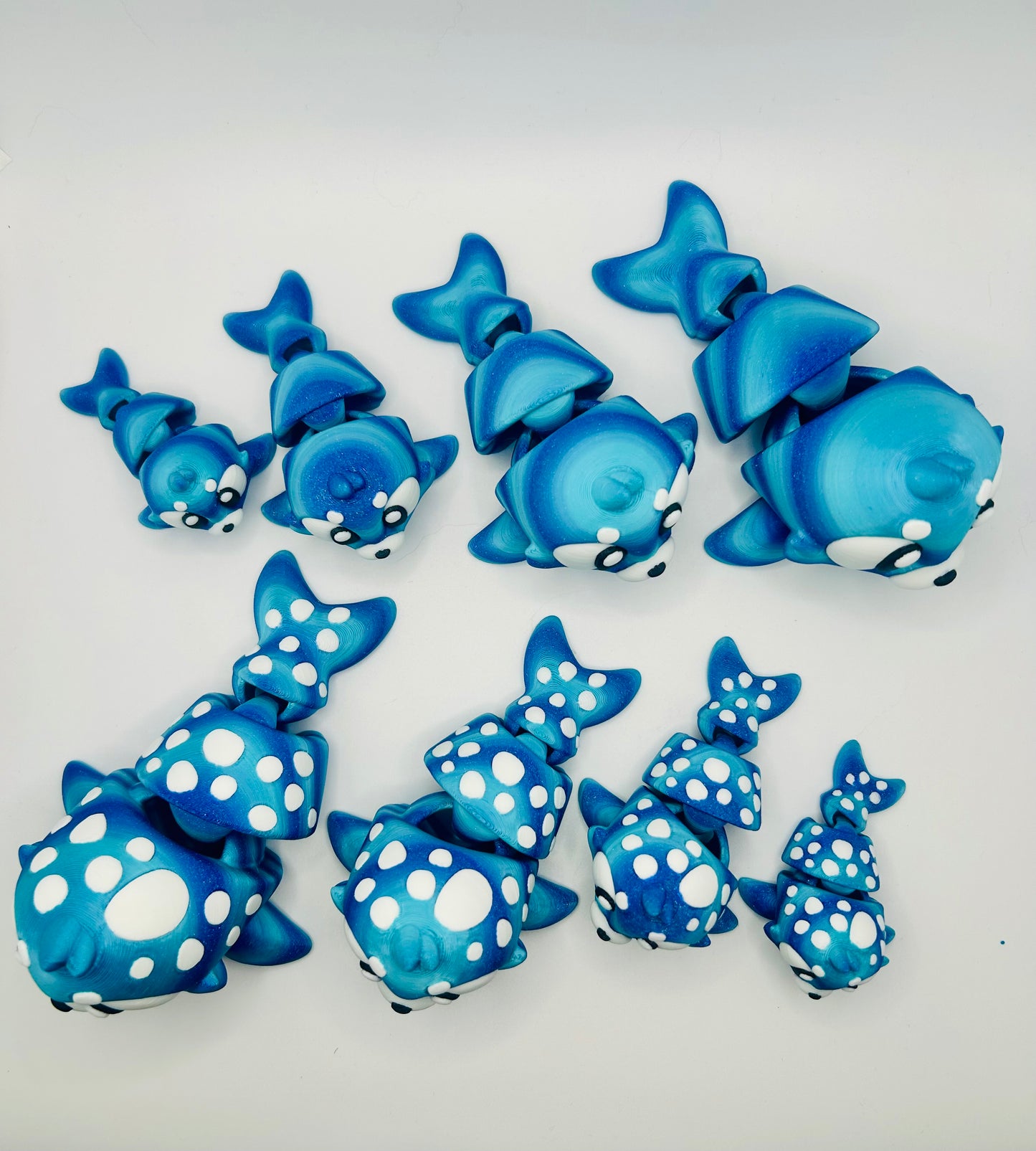 3D Printed Articulated Seals: Articulated Fidget Toy / Desk Pet