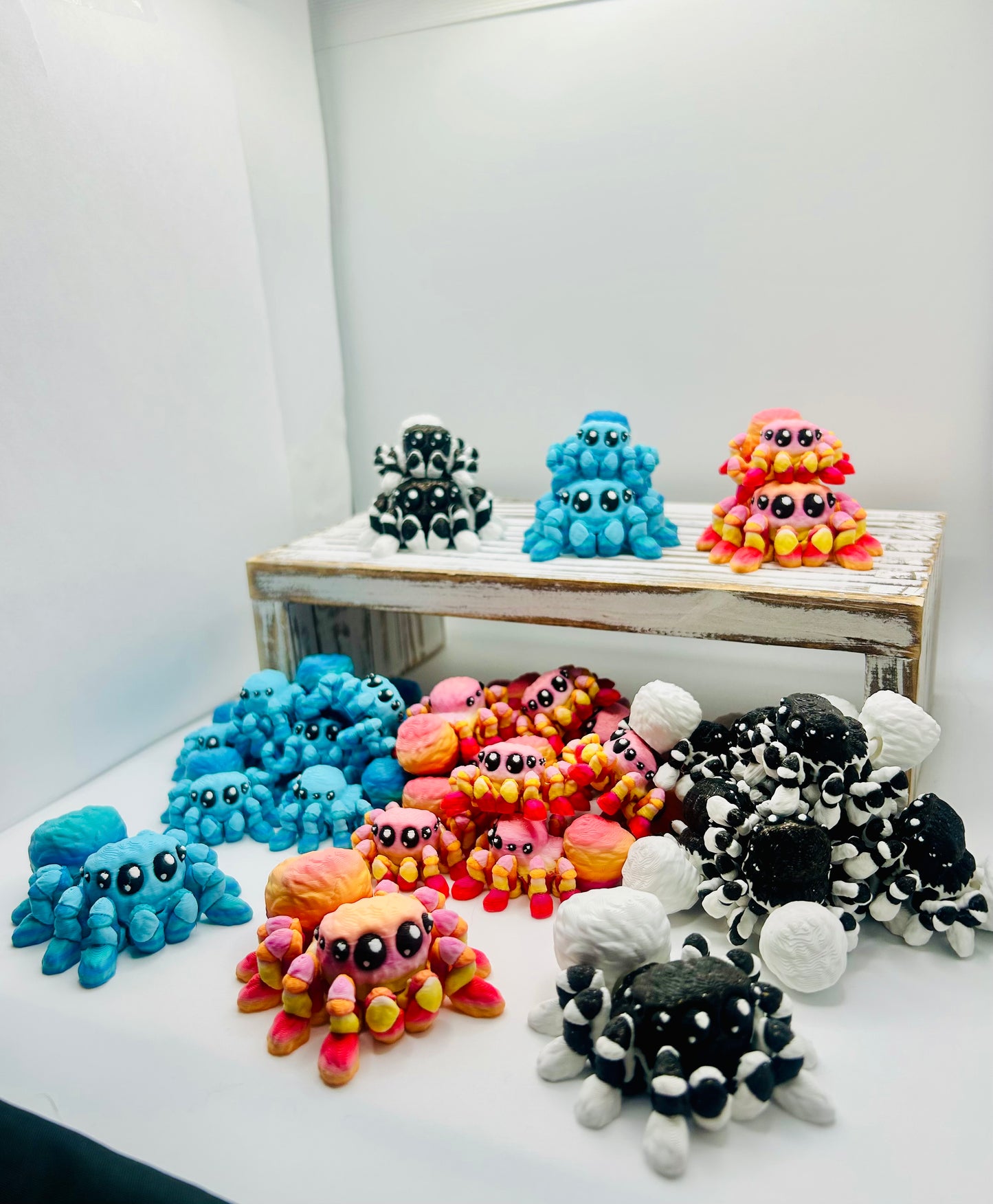 3D Printed Flexi Spider – Cute Articulated Jumping Spiders