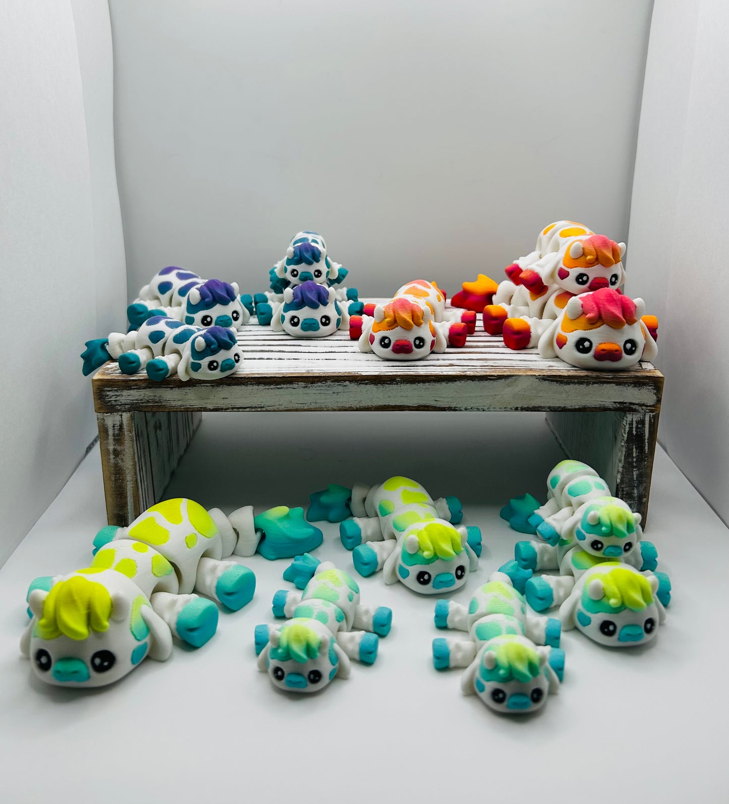 3D Printed Flexi Cows: Articulated Highland Cows