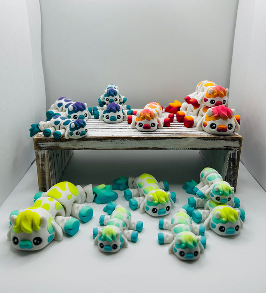 3D Printed Flexi Cows: Articulated Highland Cows