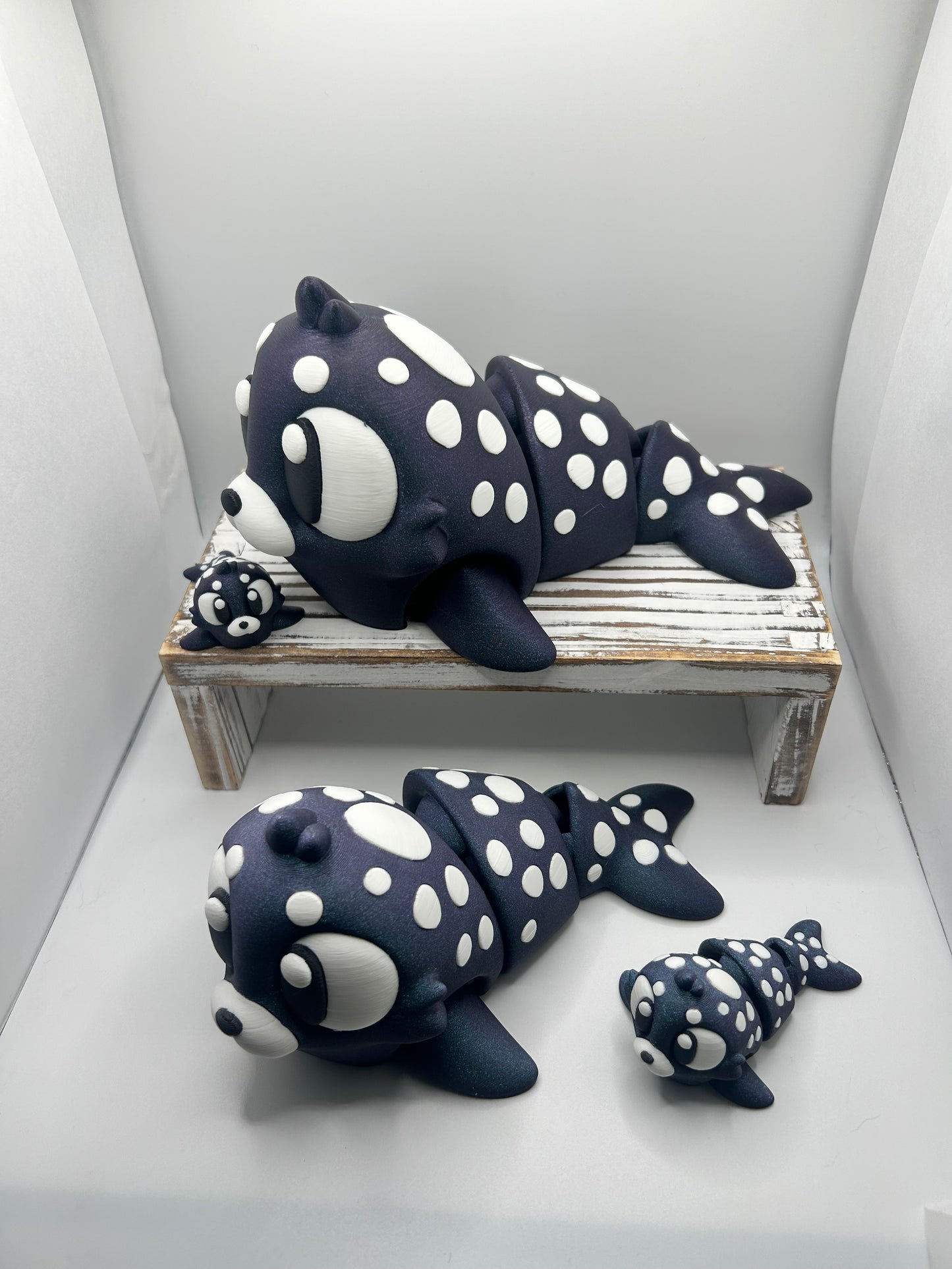 3D Printed Articulated Seals: Articulated Fidget Toy / Desk Pet