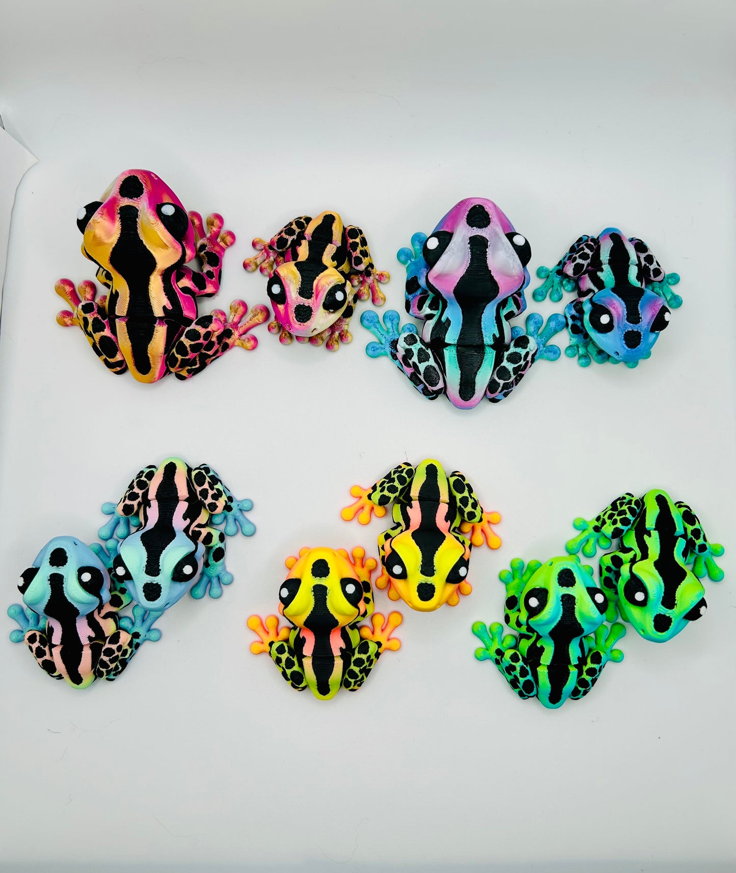 3D Printed Flexi Frogs: Articulated Fidget Toy
