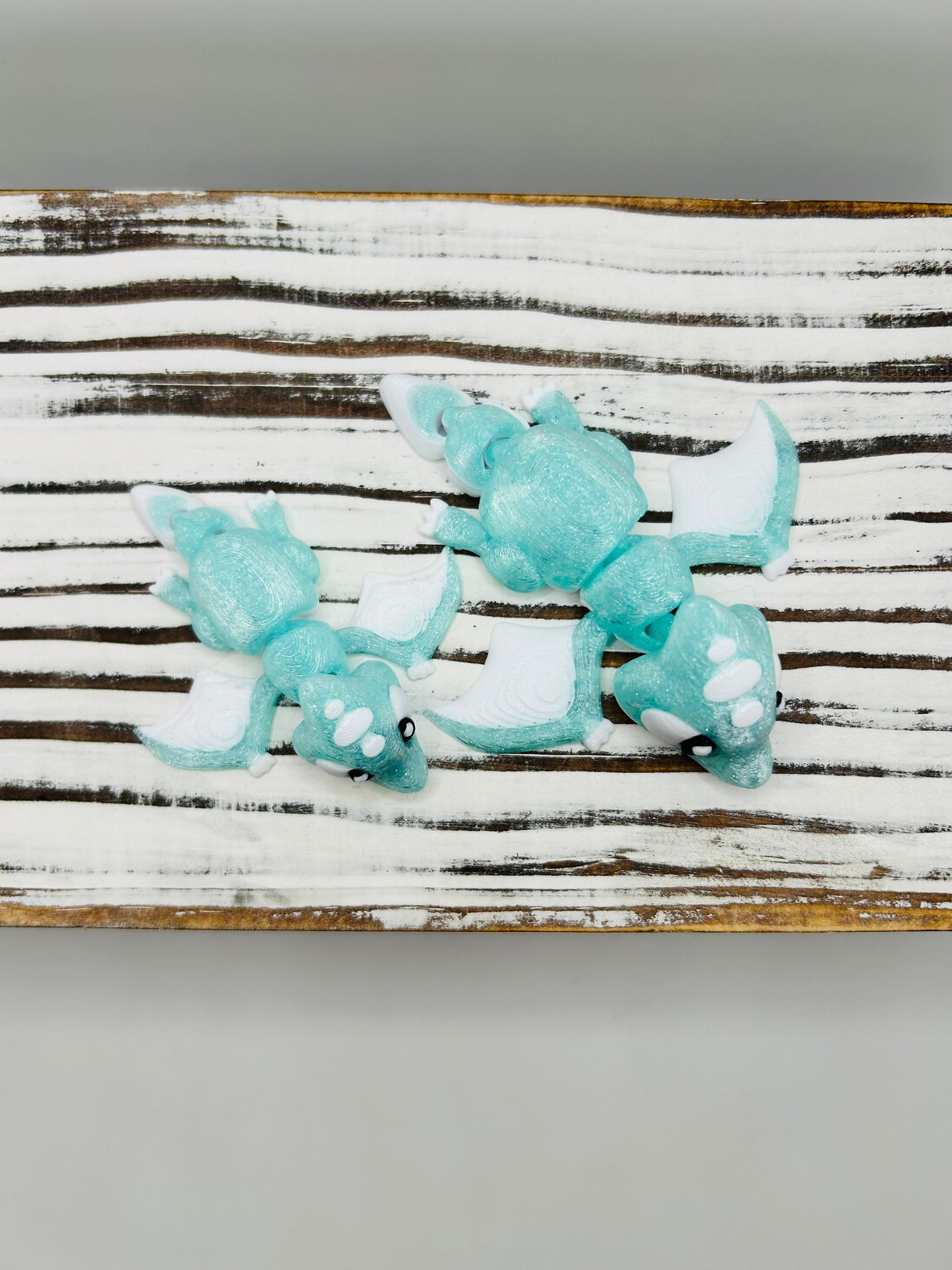 3D Printed Articulated Pterodactyls: Articulated Fidget Toy / Desk Pet / Dino Addition