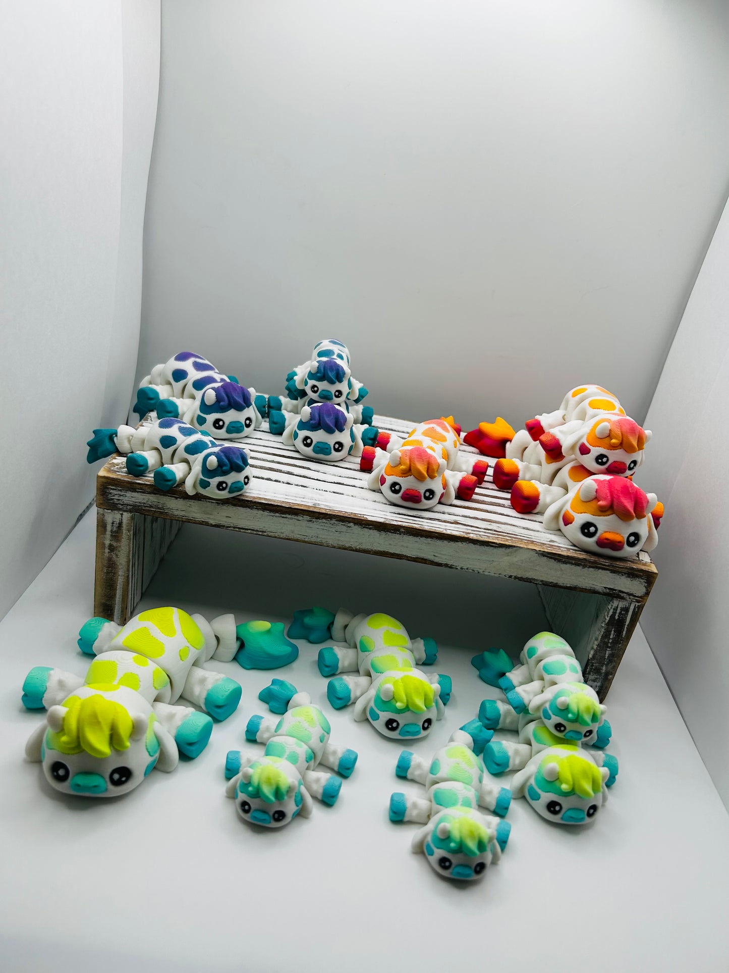 3D Printed Flexi Cows: Articulated Highland Cows