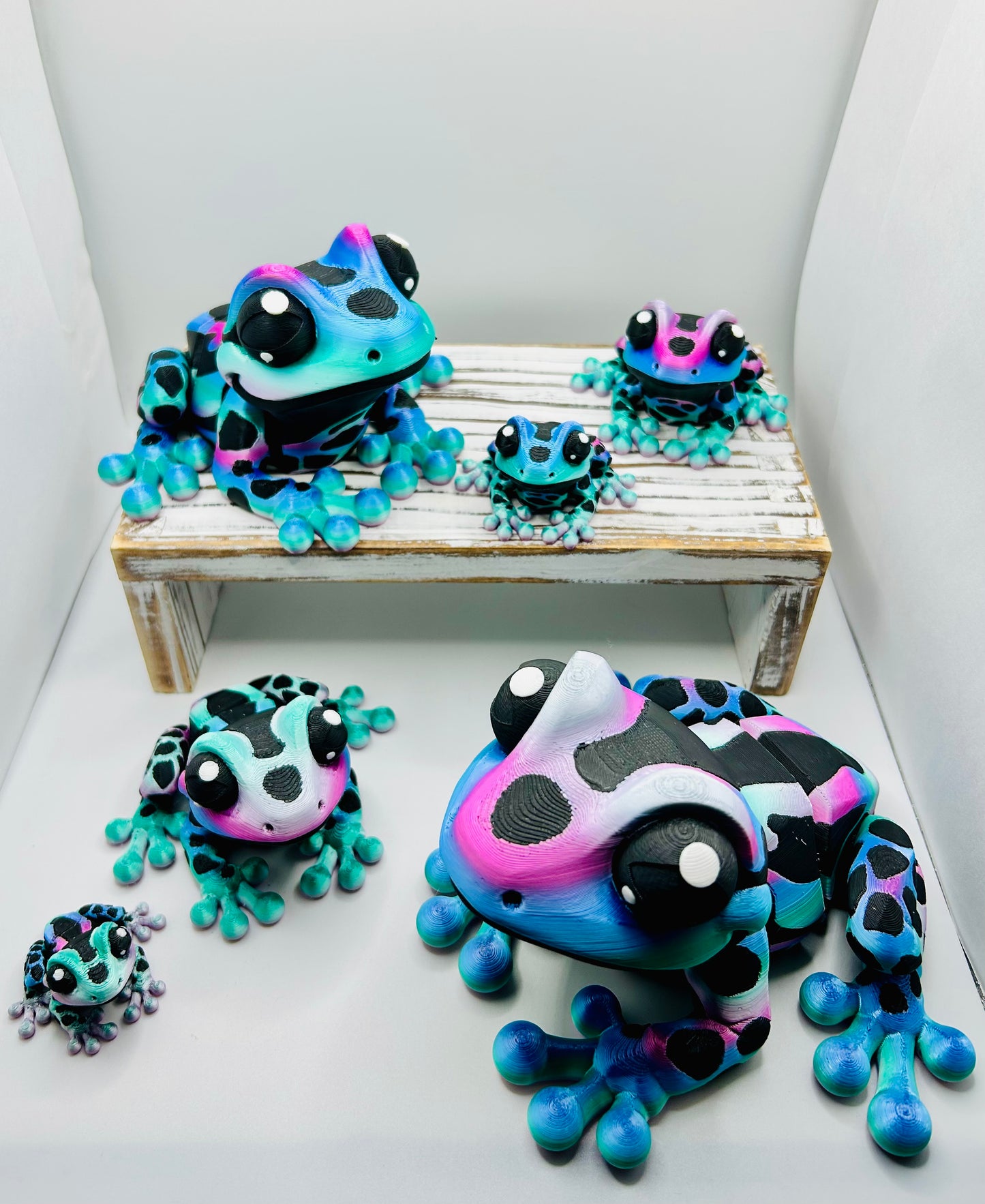 3D Printed Flexi Frogs: Articulated Fidget Toy