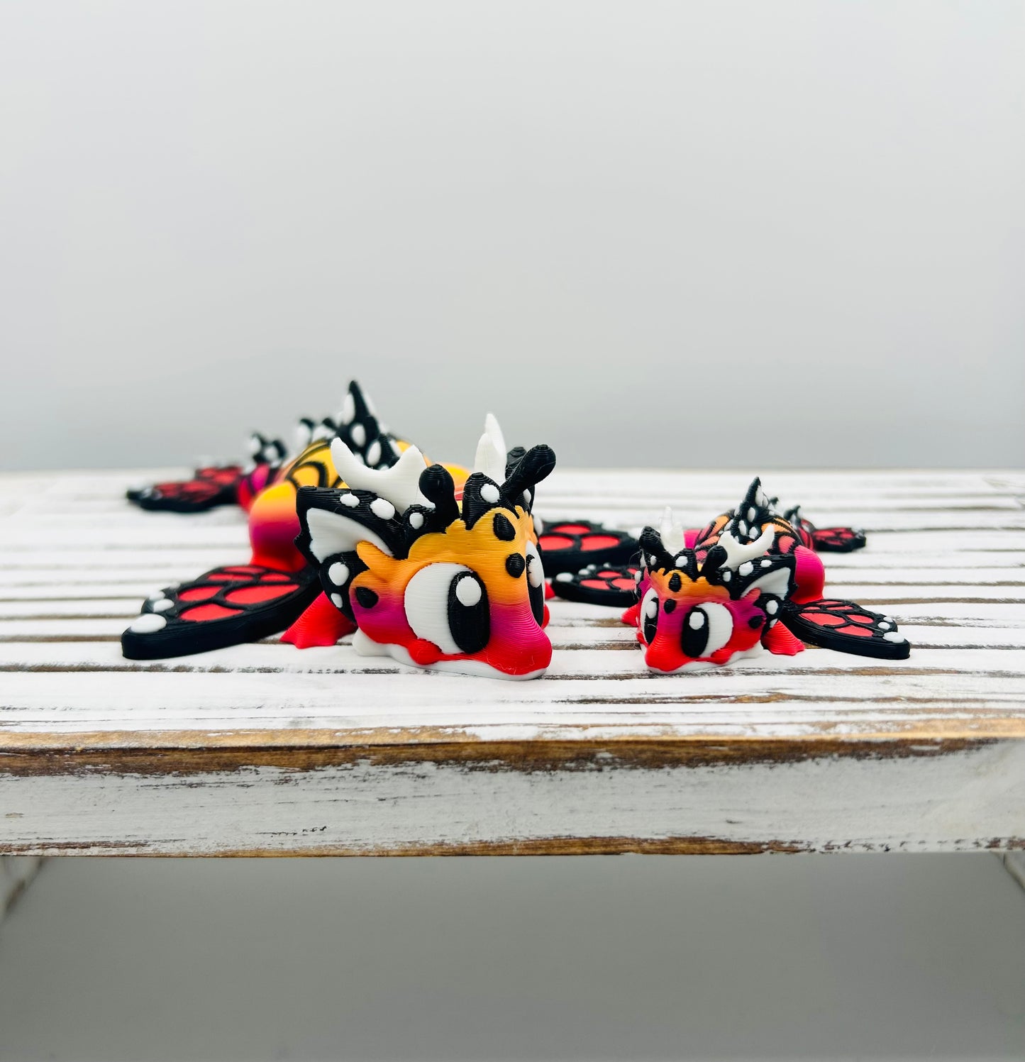 Flexi Butterfly Dragons - 3D Printed Articulating Dragons