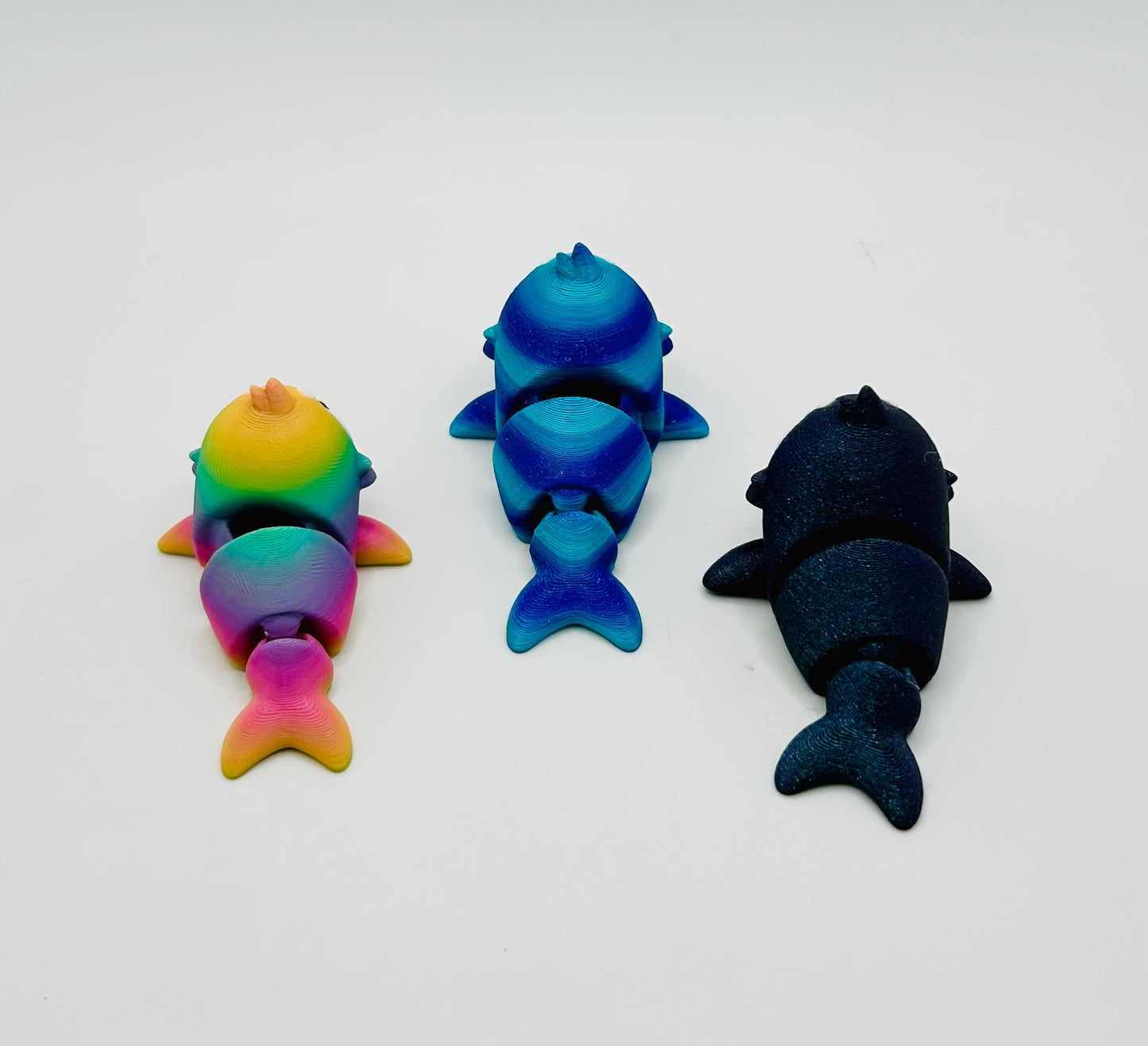 3D Printed Articulated Seals: Articulated Fidget Toy / Desk Pet