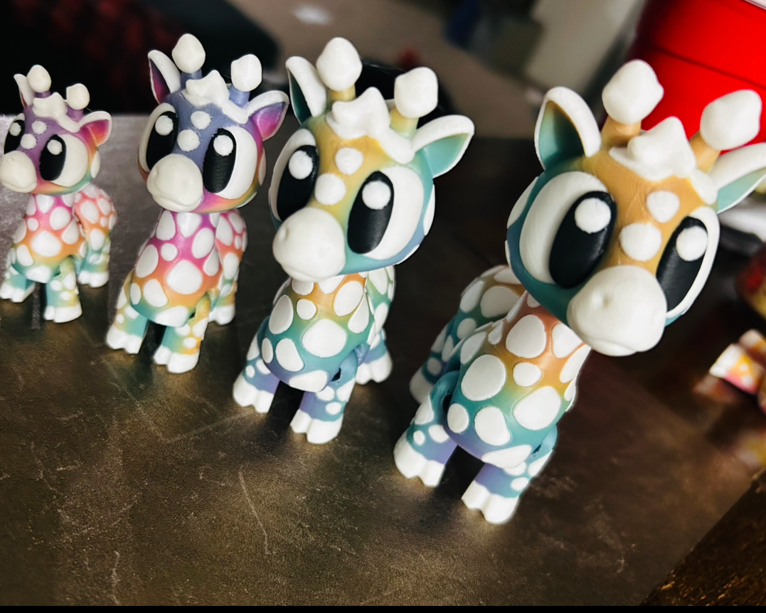 3D Printed Giraffes - A Slice of Safari