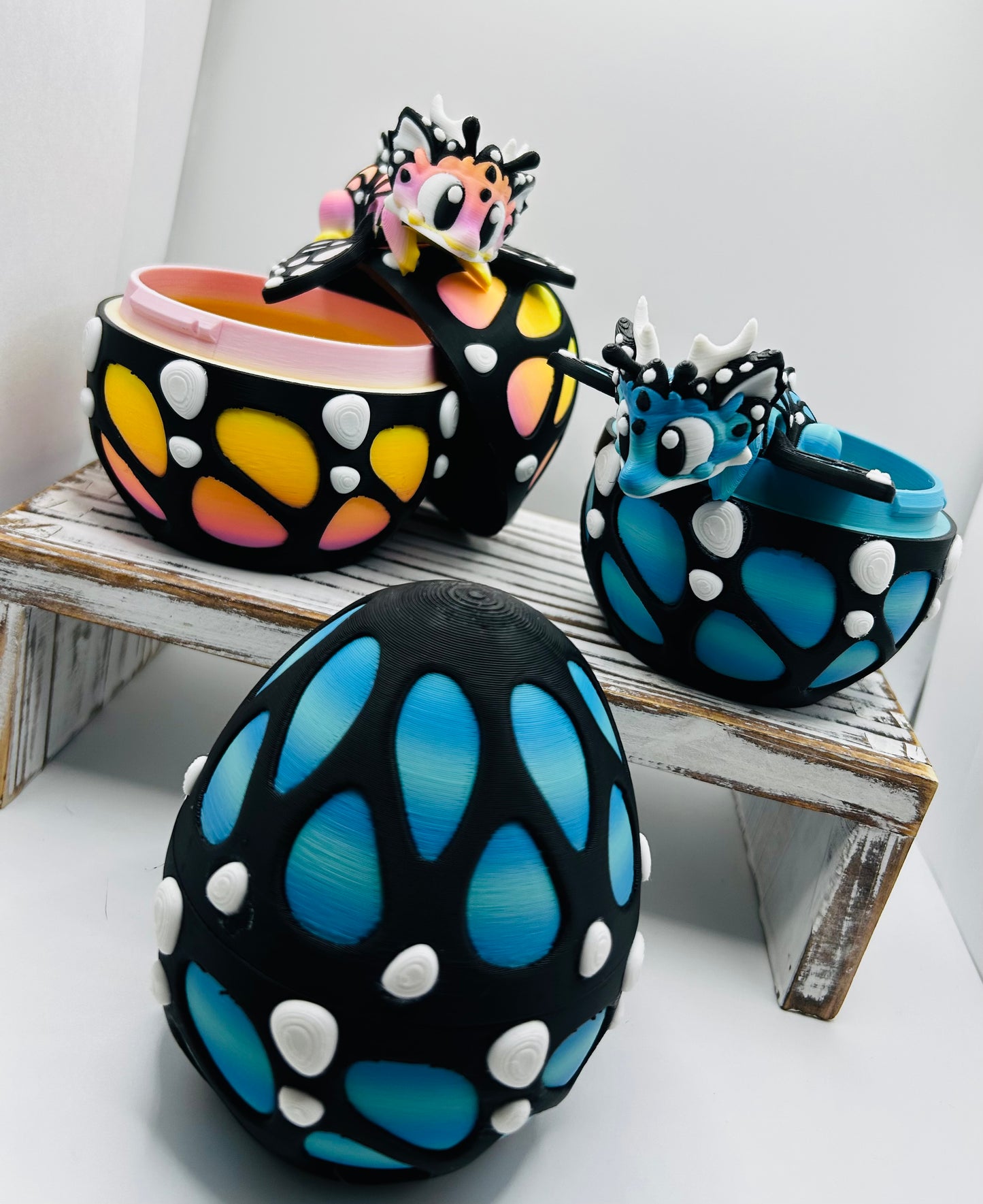 Flexi Butterfly Dragons - 3D Printed Articulating Dragons