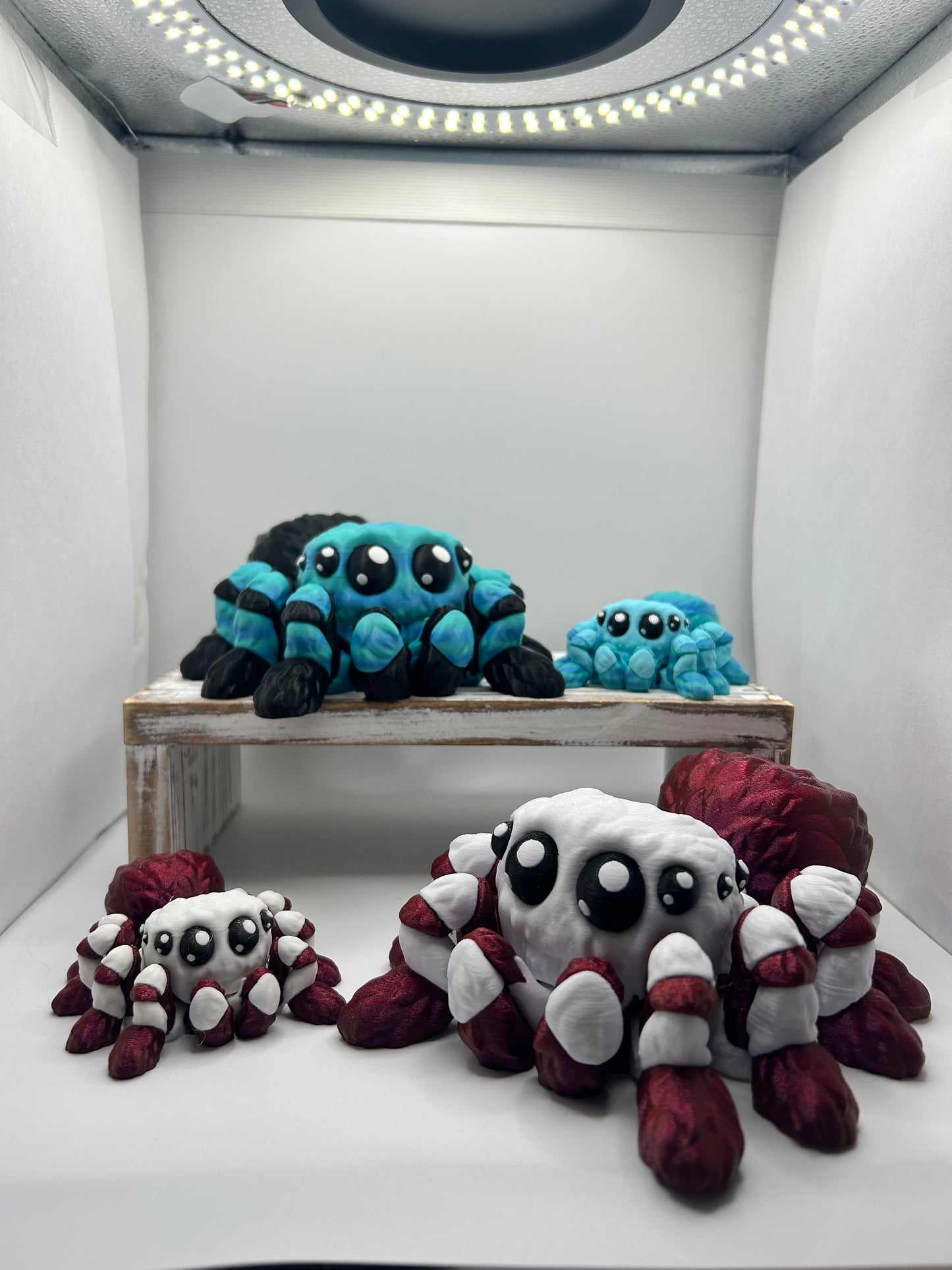 3D Printed Flexi Spider – Cute Articulated Jumping Spiders