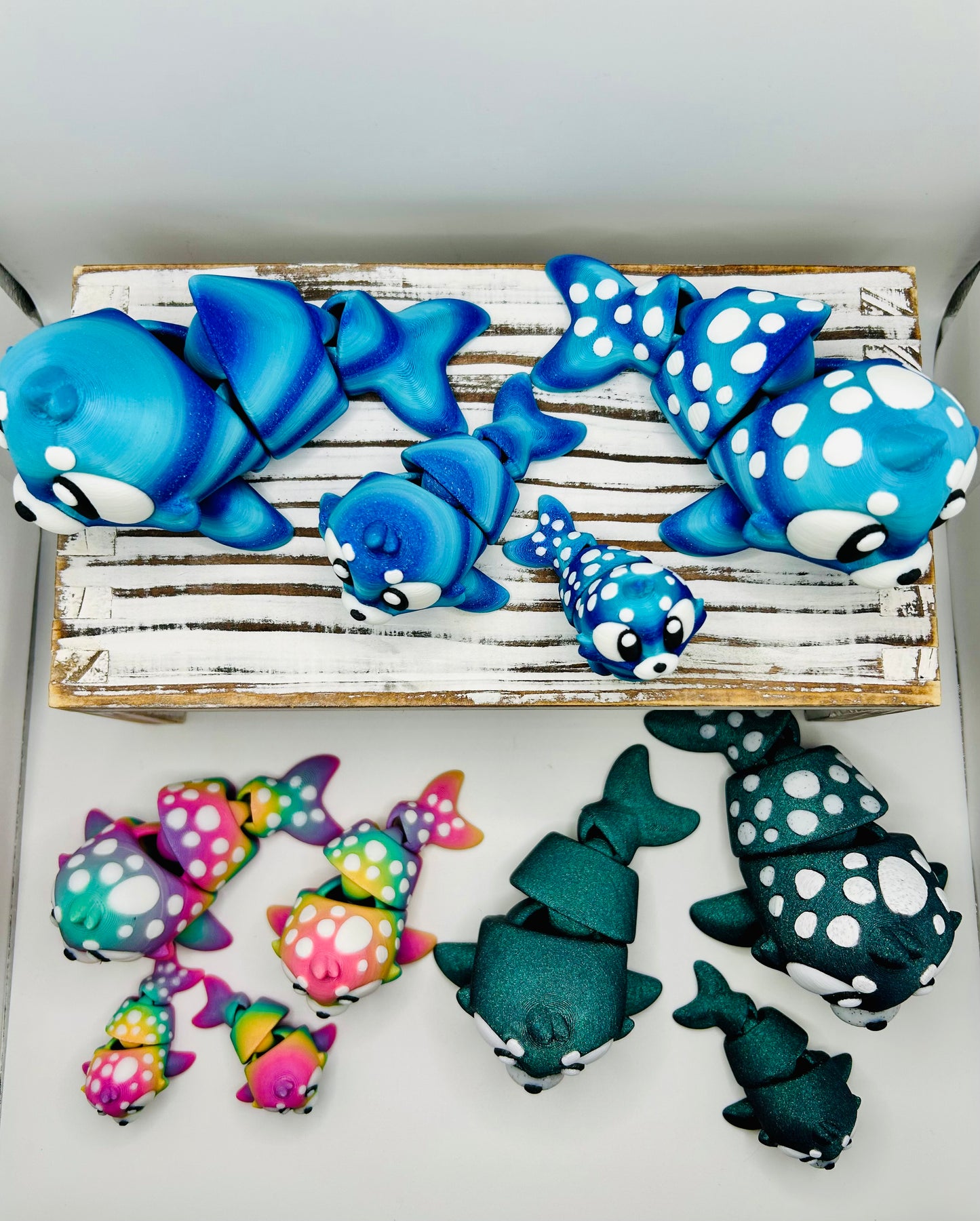 3D Printed Articulated Seals: Articulated Fidget Toy / Desk Pet