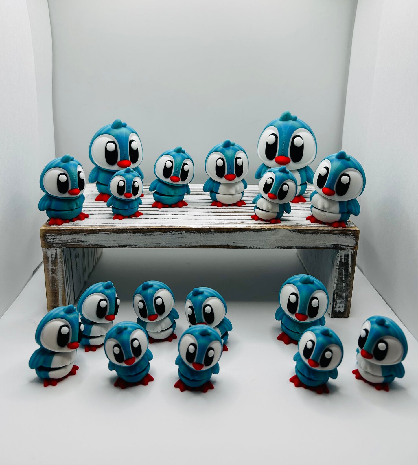 3D Printed Flexi Penguins: Articulated Penguins with Babies!