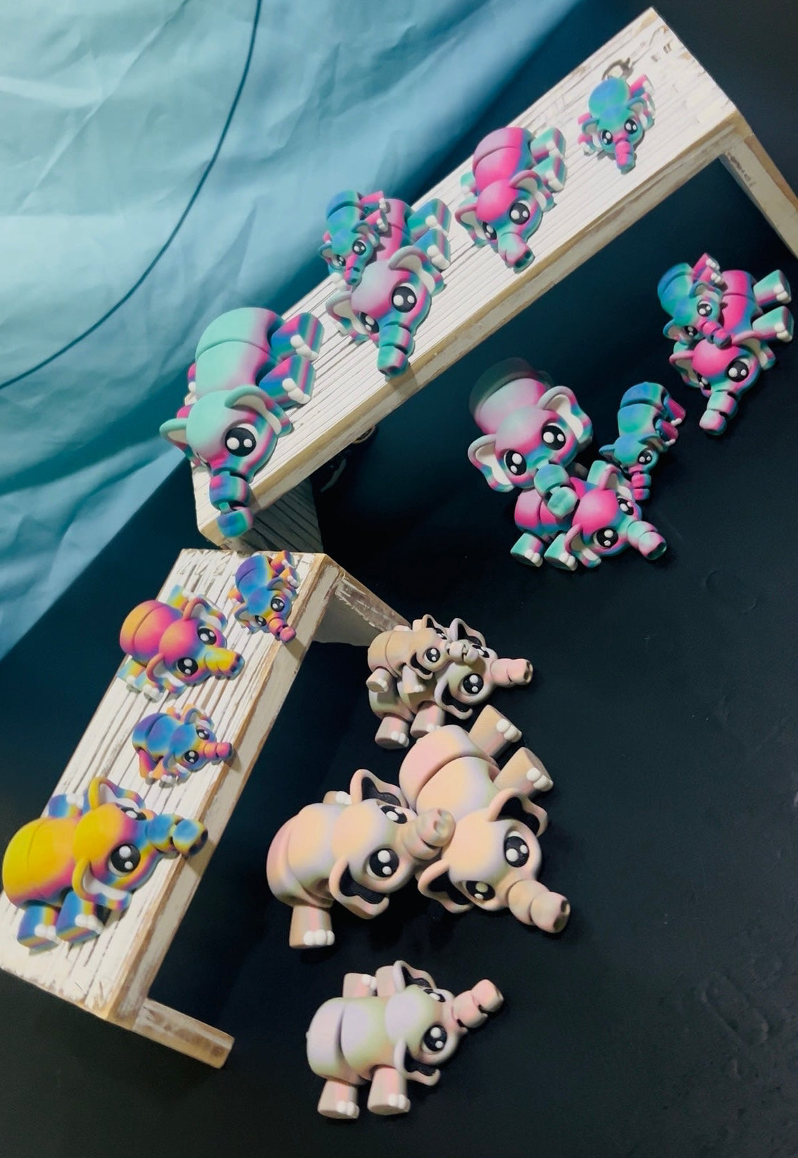 3D Printed Flexi Elephants: Articulated Fidget Toy