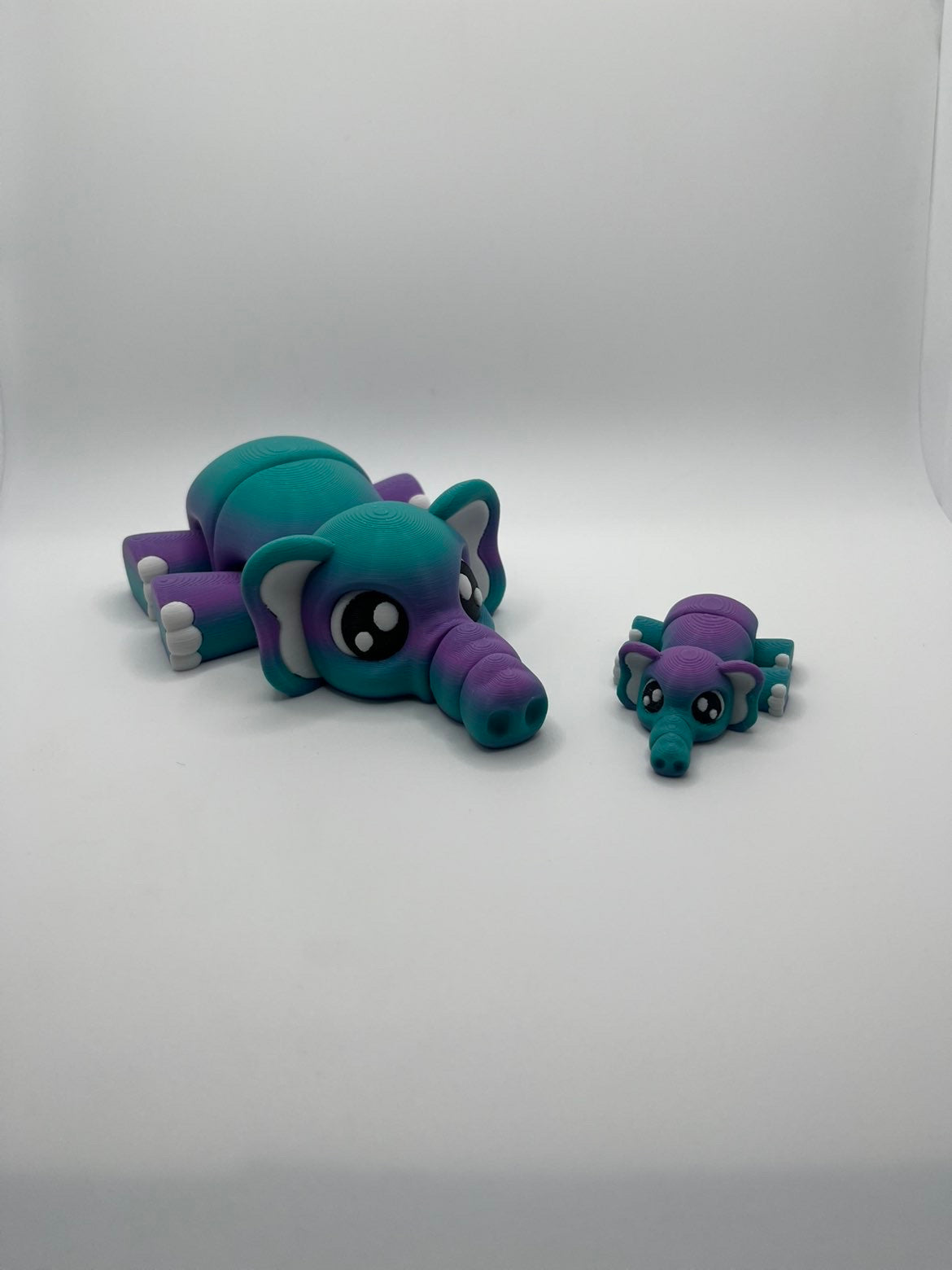 3D Printed Flexi Elephants: Articulated Fidget Toy