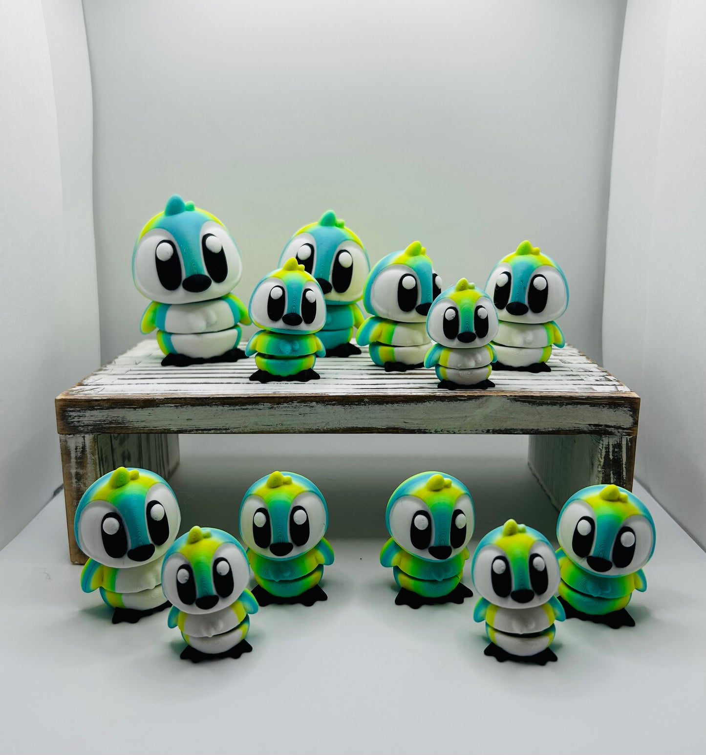 3D Printed Flexi Penguins: Articulated Penguins with Babies!