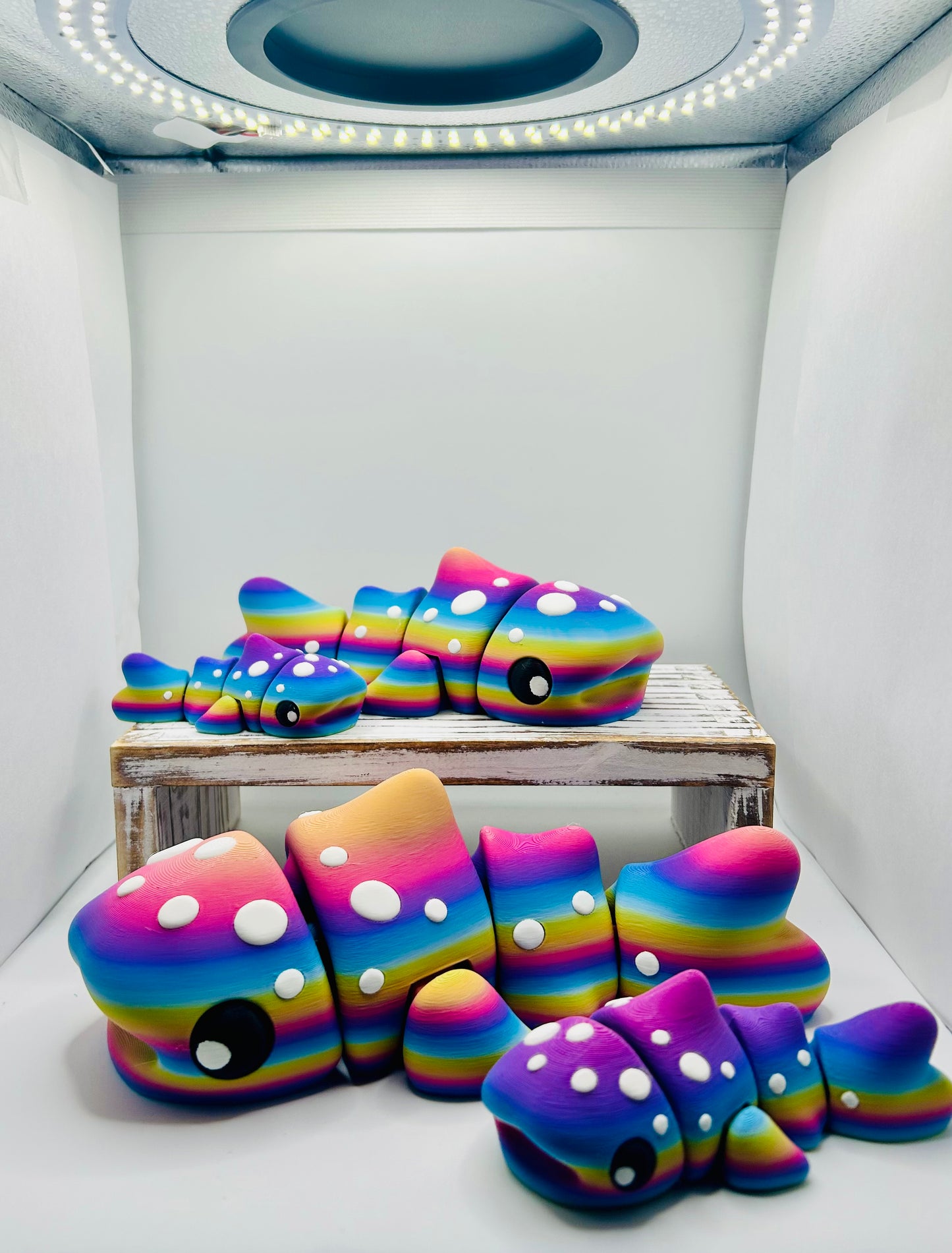 3D Printed Articulated Whale Shark: Articulated Fidget Toy / Desk Pet