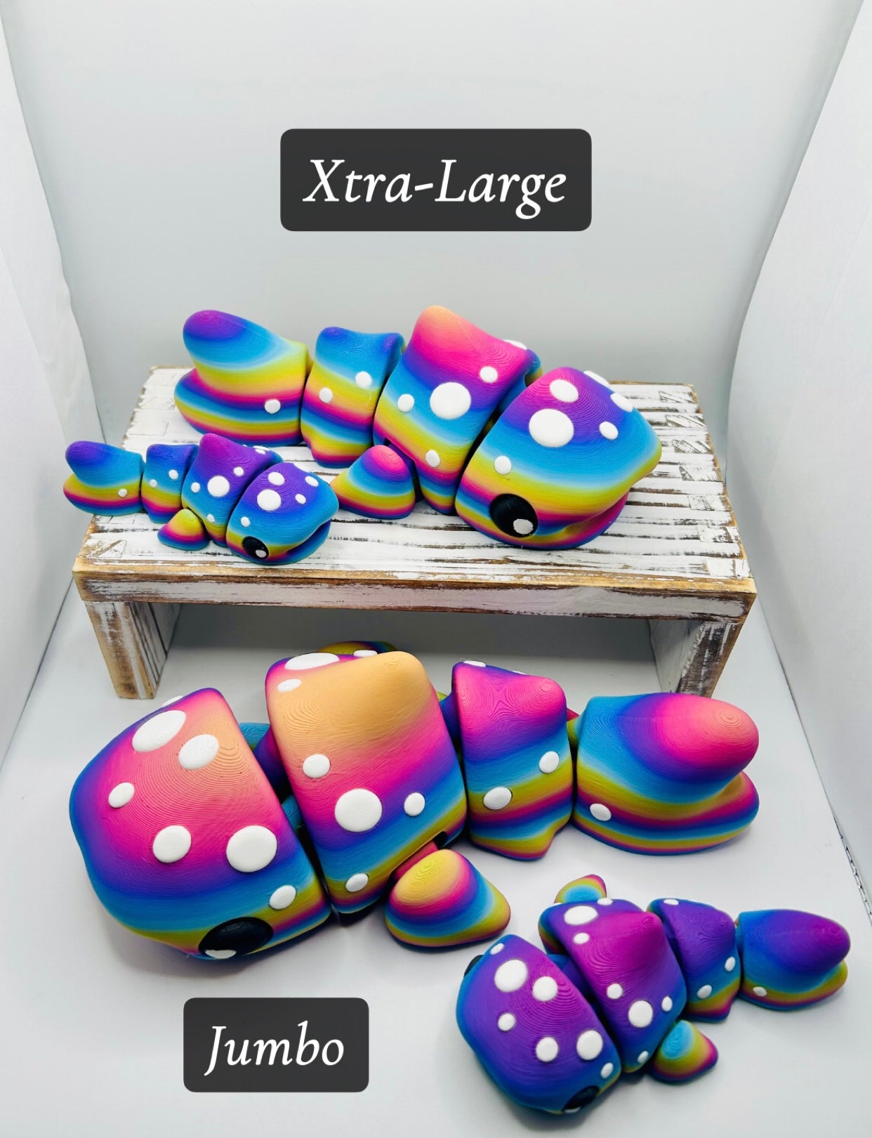 3D Printed Articulated Whale Shark: Articulated Fidget Toy / Desk Pet