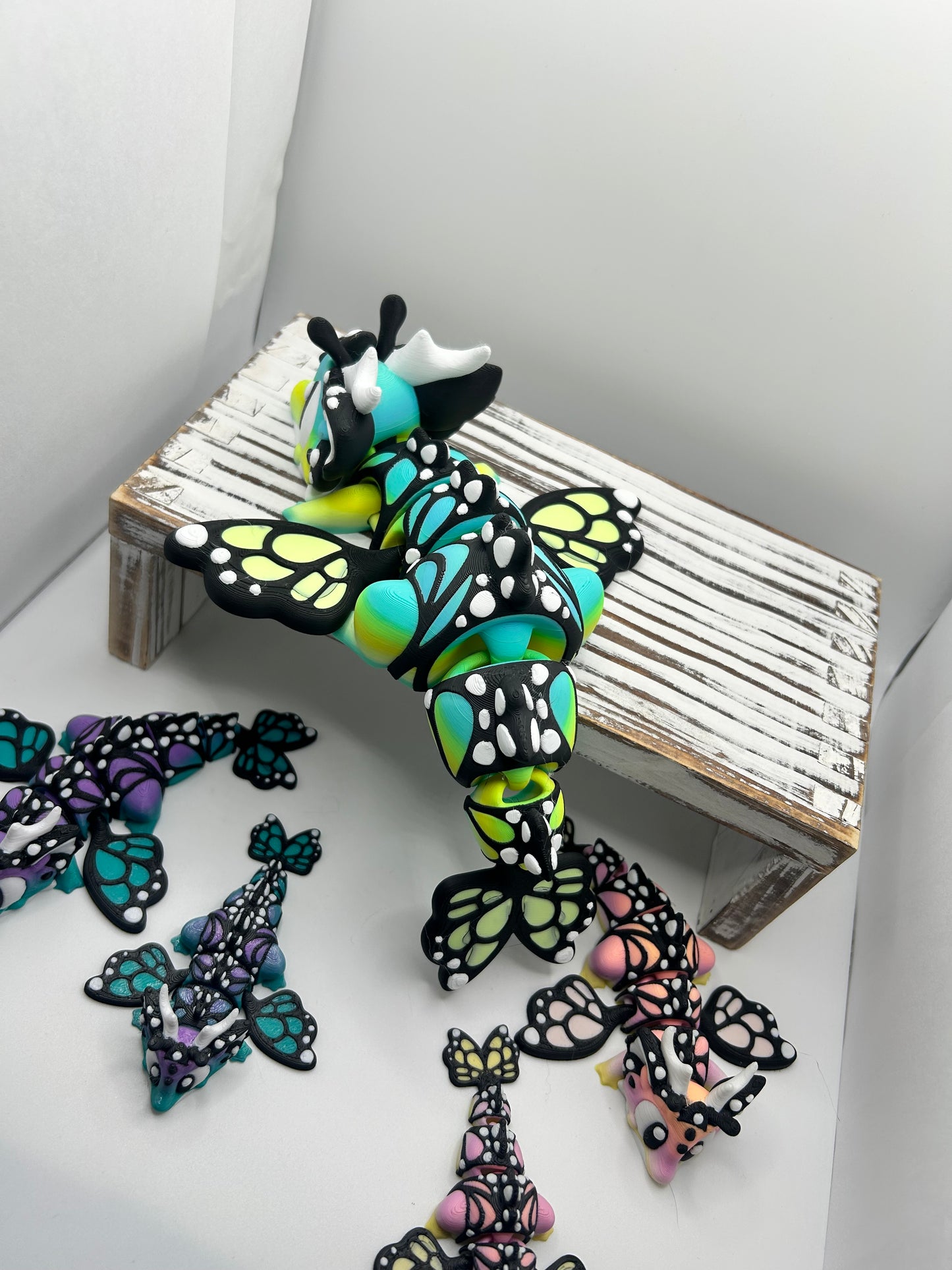 Flexi Butterfly Dragons - 3D Printed Articulating Dragons