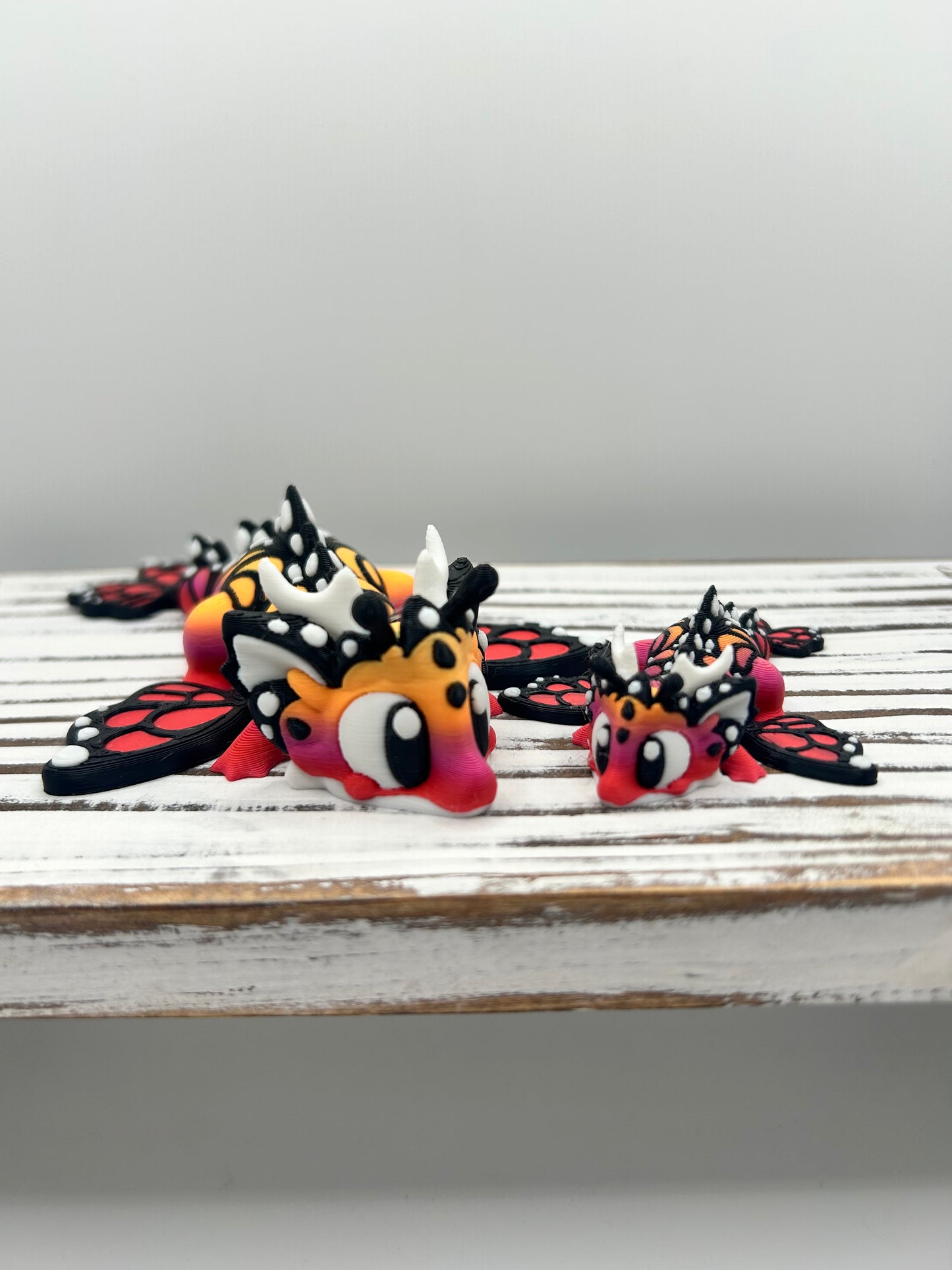 Flexi Butterfly Dragons - 3D Printed Articulating Dragons