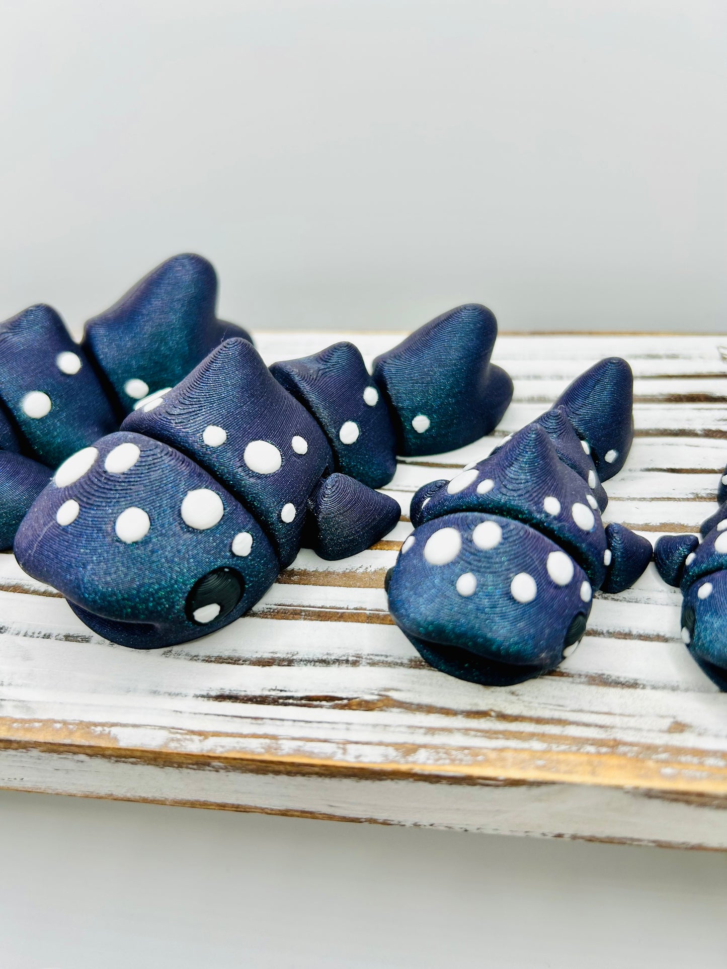 3D Printed Articulated Whale Shark: Articulated Fidget Toy / Desk Pet